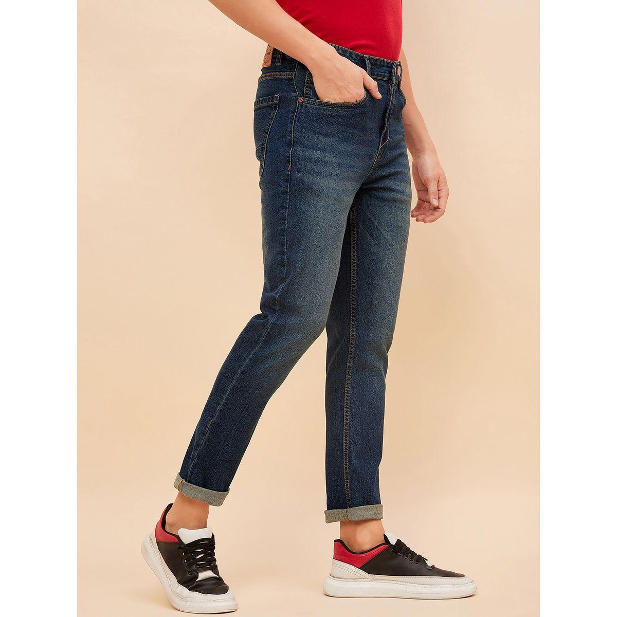 جينز بقصة مستقيمة ولون باهت هاي ستار × ستايلي-men-clothing-bottoms-jeans-image-4