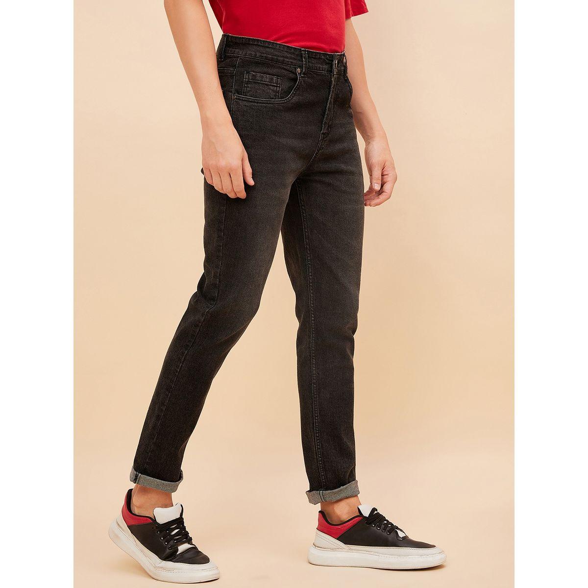 High Star Straight Fit Dark Wash Stretchable Jeans-men-clothing-bottoms-jeans-image-3