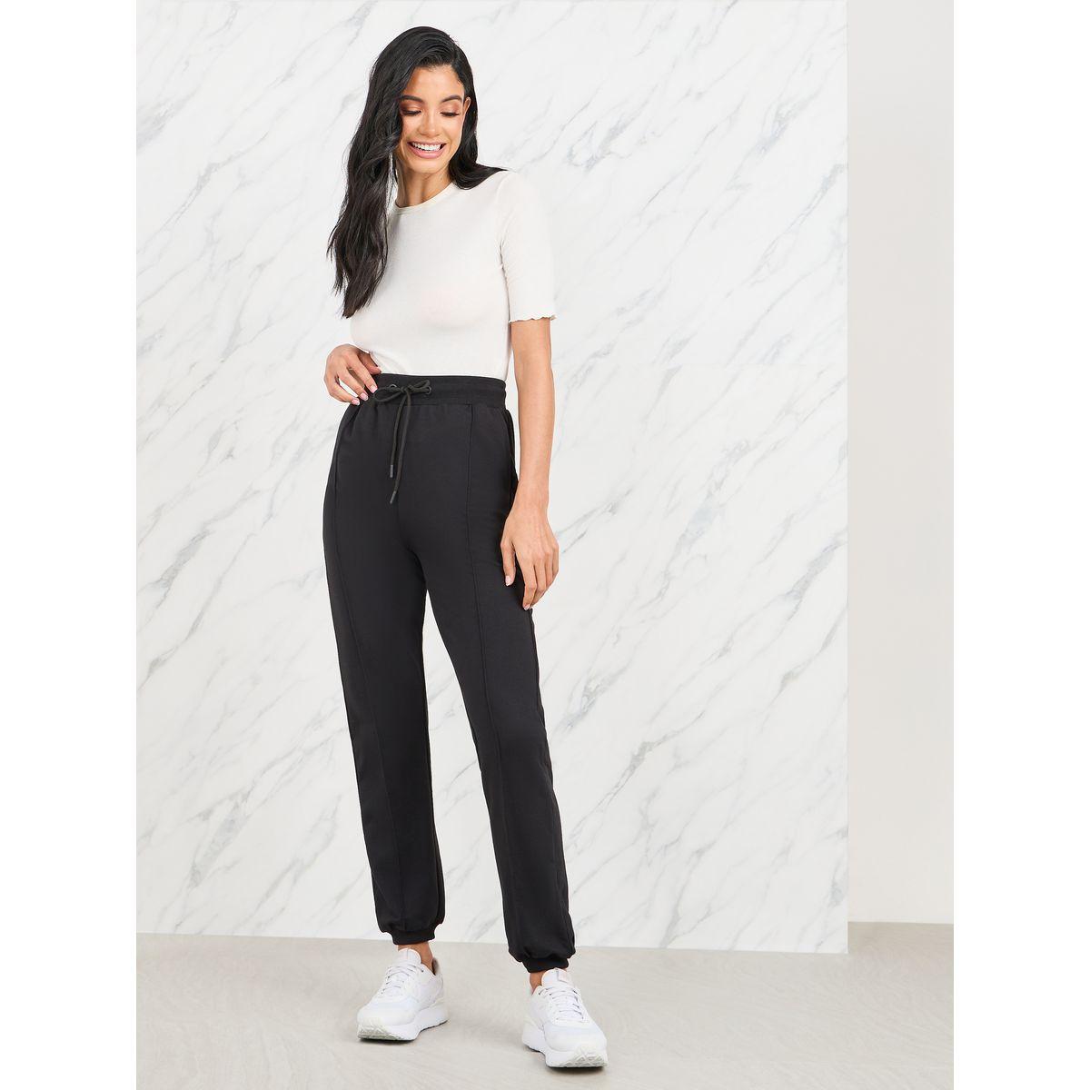 Styli Elevate Pintuck High Rise Regular Fit Jogger-women-clothing-bottoms-joggers-image-2