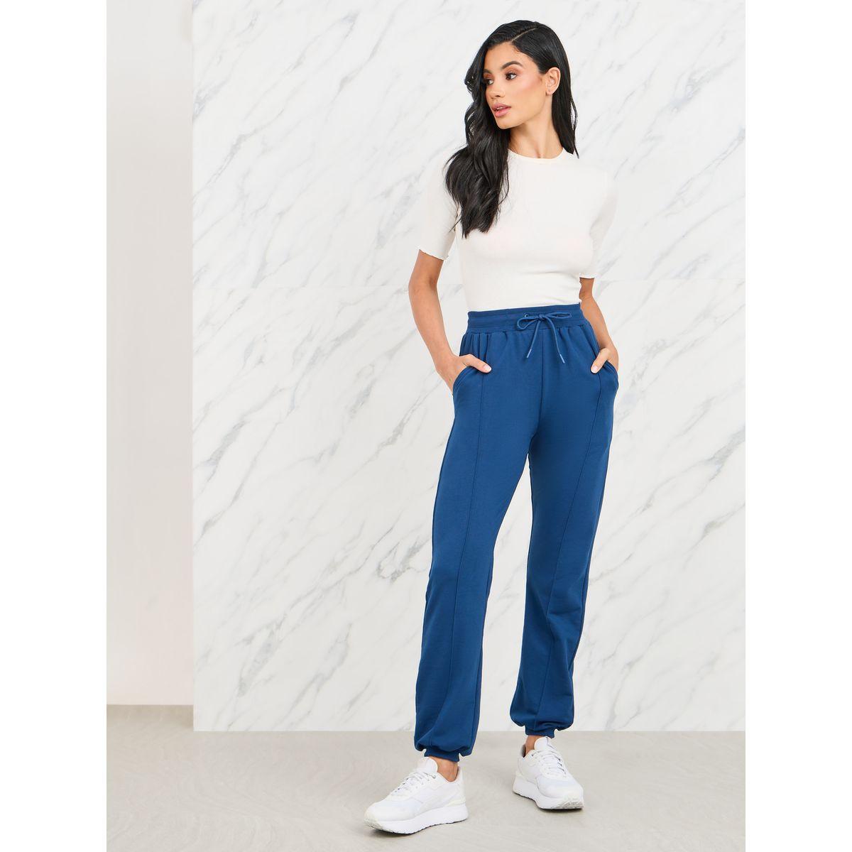 Styli Elevate Pintuck High Rise Regular Fit Jogger-women-clothing-bottoms-joggers-image-2