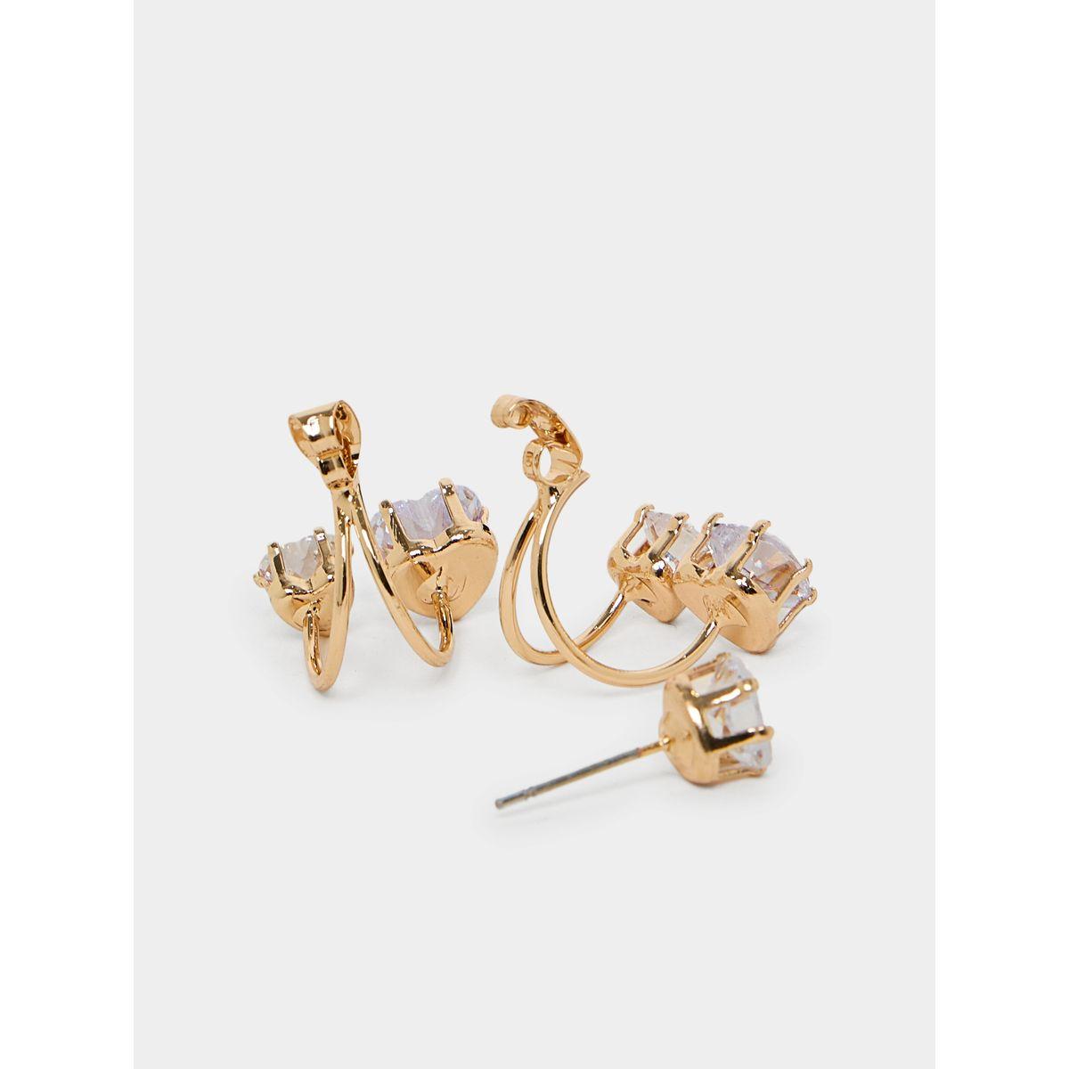 Styli Drop Embellished Earrings-women-watchesandjewellery-jewellery-earrings-image-1