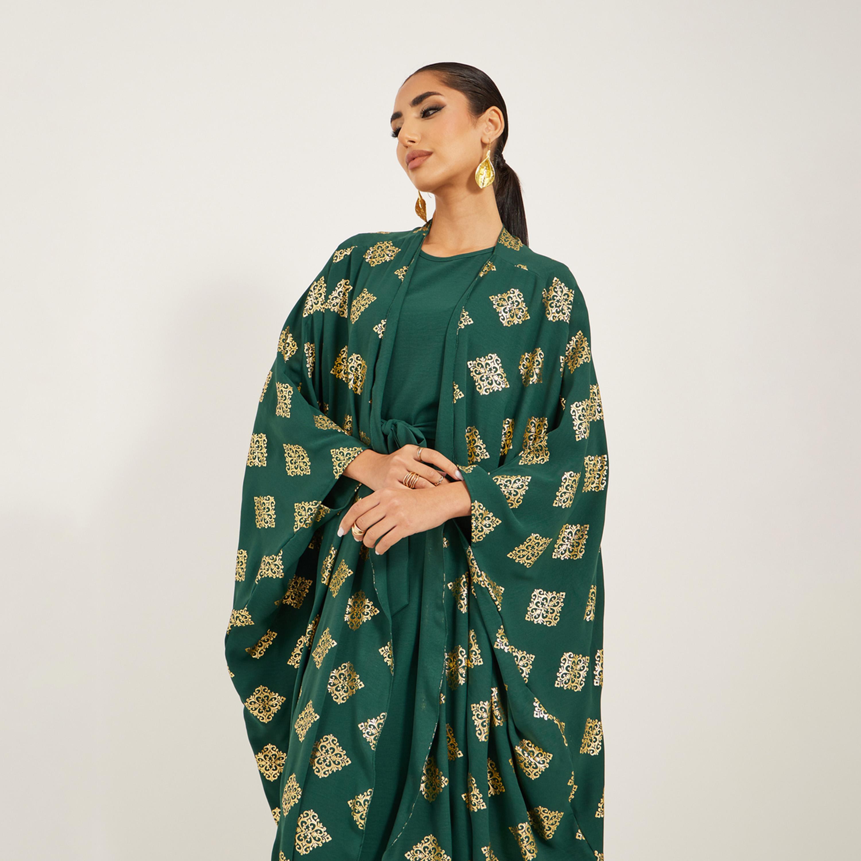 Amirah X Styli Printed Abaya-women-arabicclothing-abayas-image-3