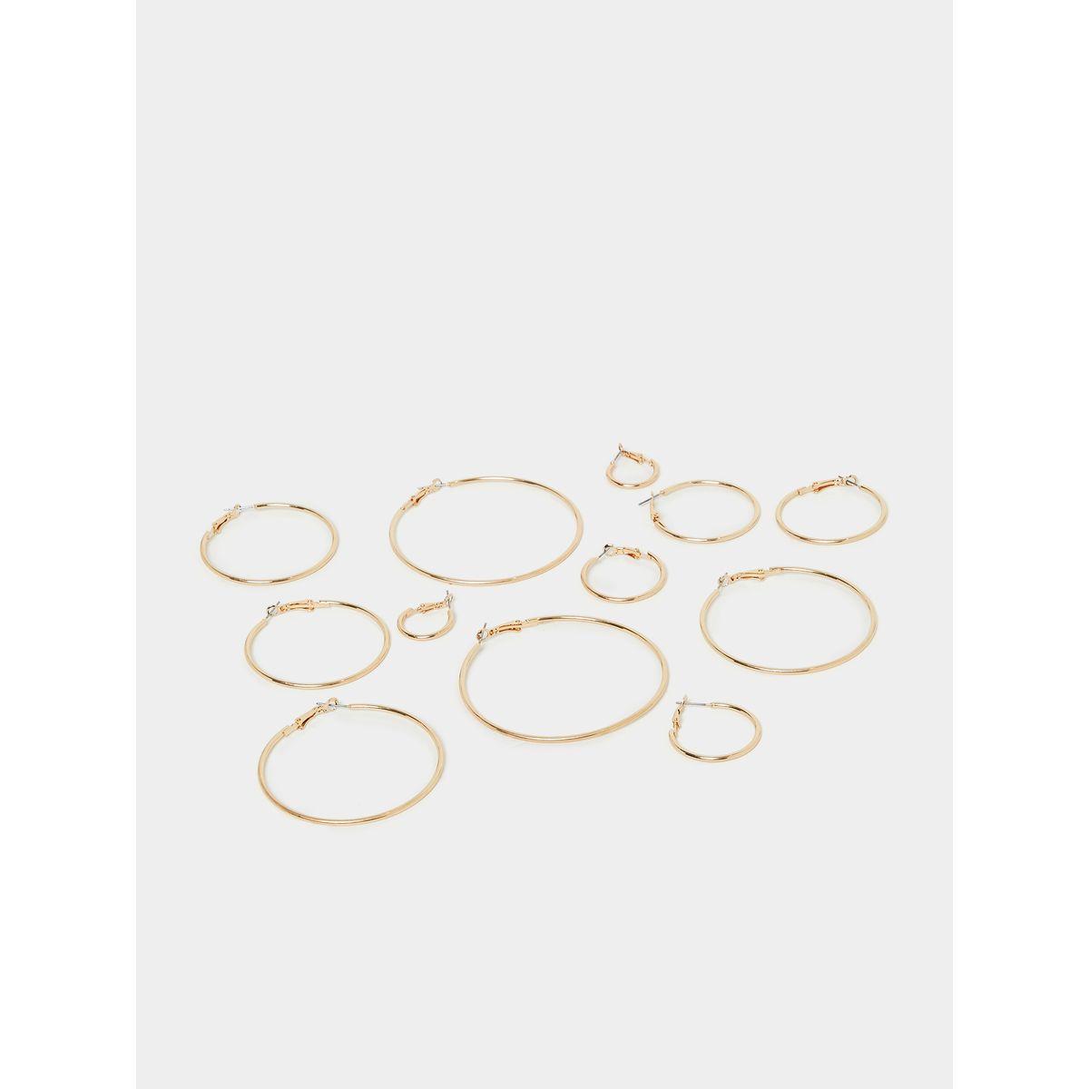 مجموعة من 6 اقراط كاجوال-women-watchesandjewellery-jewellery-earrings-image-1