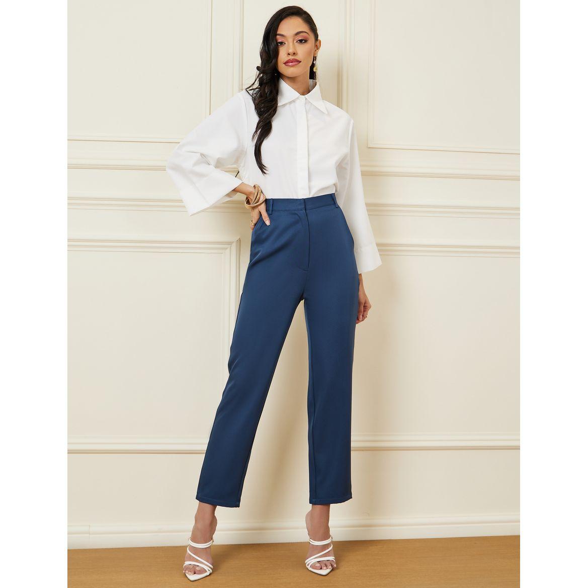 Styli Wide Sleeve Shirt with Concealed Button Placket-women-clothing-shirtsandblouses-shirts-image-2