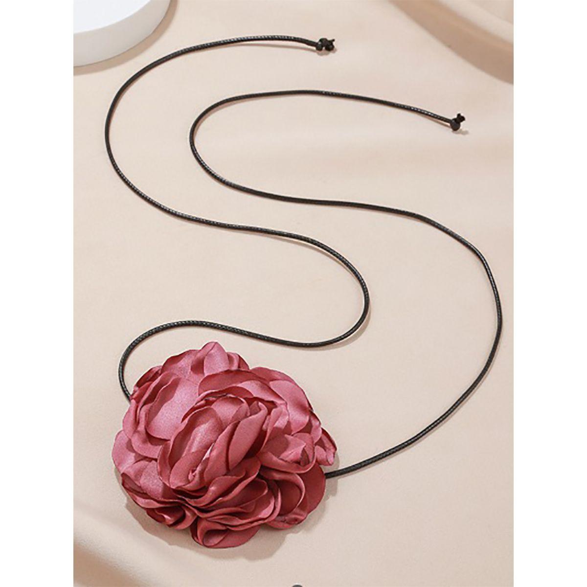 Styli Floral Applique Choker-women-watchesandjewellery-jewellery-necklacesandpendants-image-1