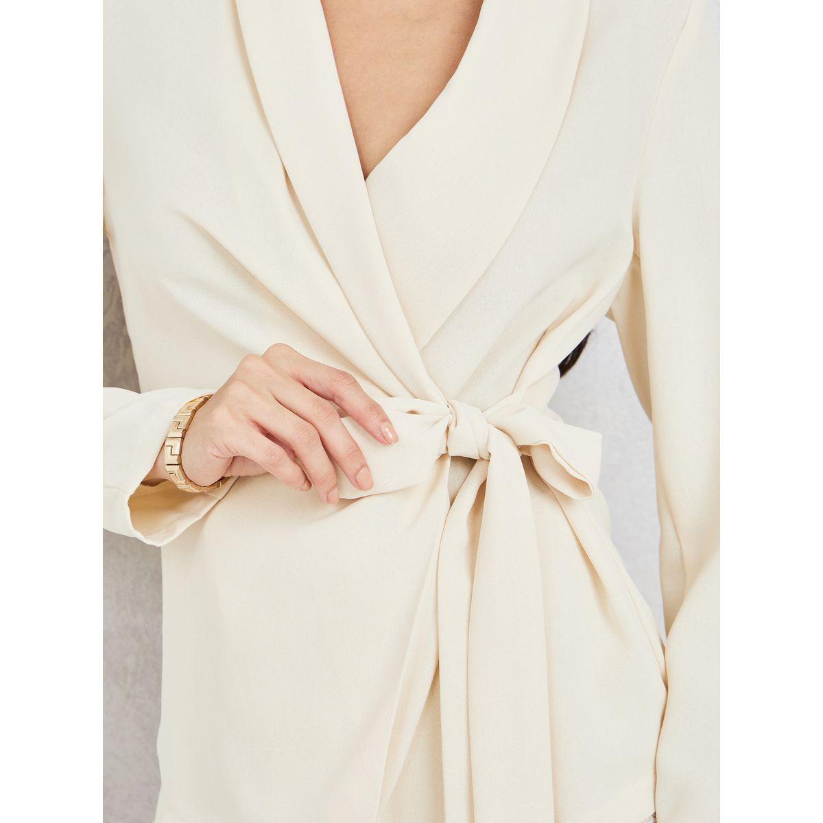 بلوزة بنمط لف واكمام طويلة-women-clothing-shirtsandblouses-blouses-image-2
