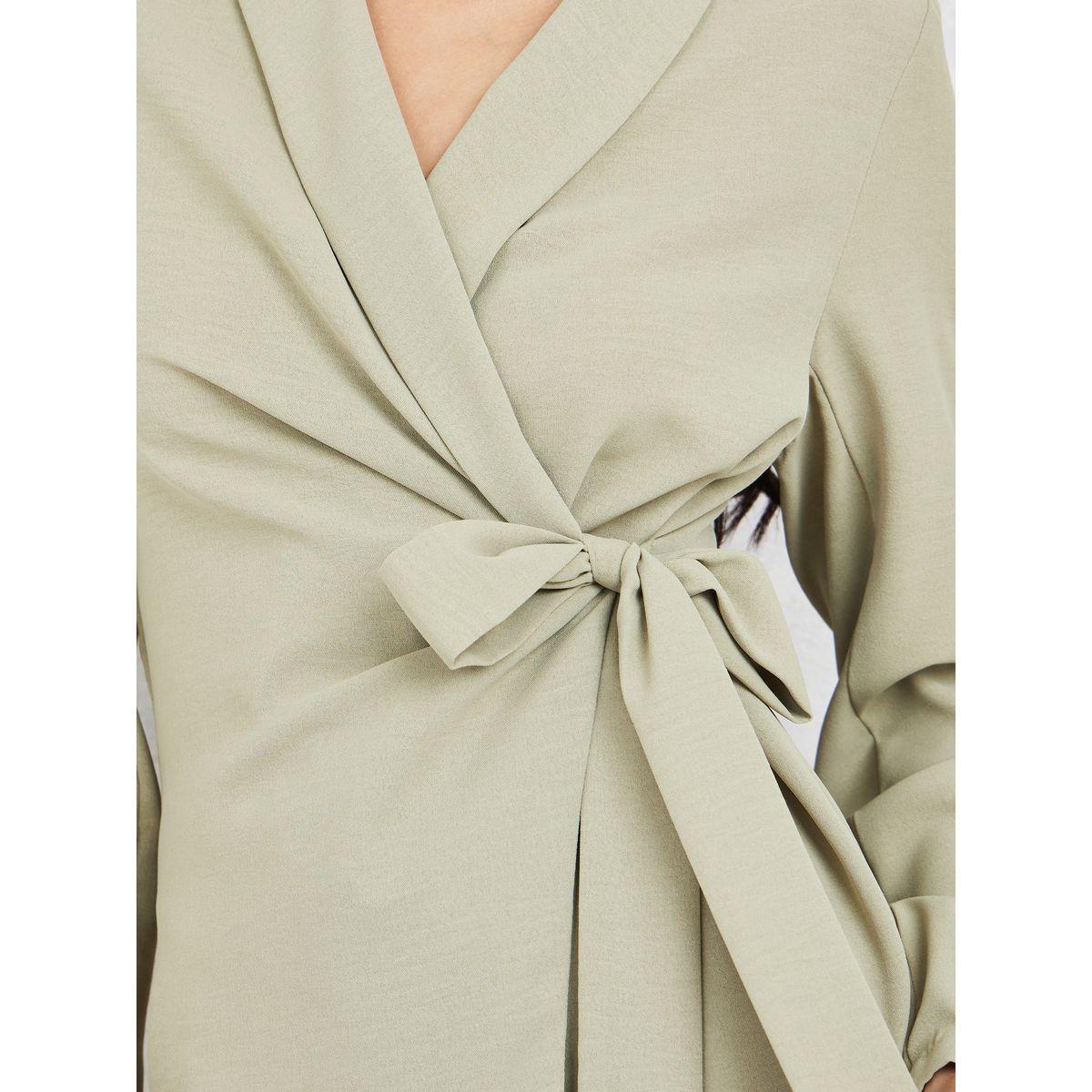 Styli Lapel Collared Long Sleeve Wrap Top-women-clothing-shirtsandblouses-blouses-image-3