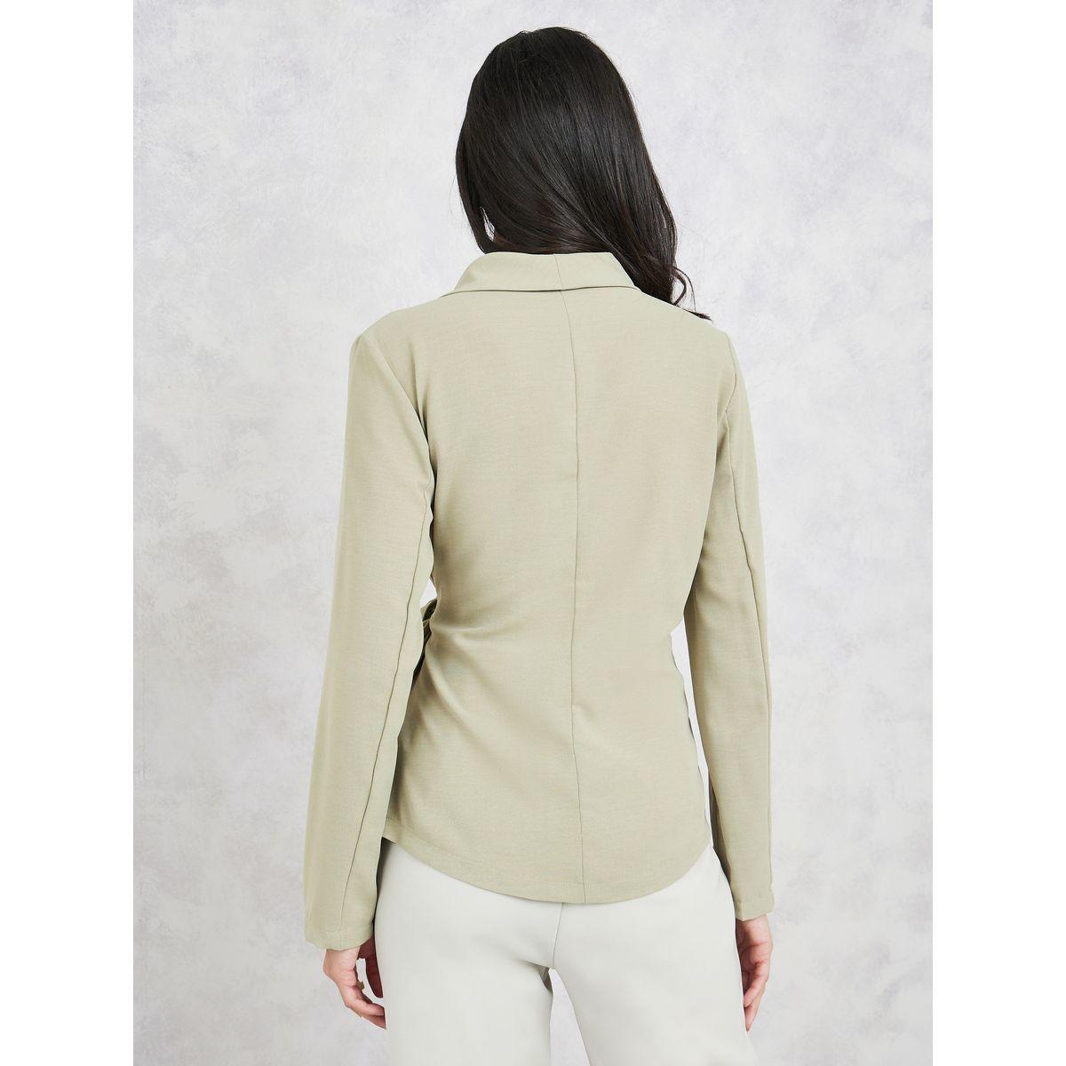 Styli Lapel Collared Long Sleeve Wrap Top-women-clothing-shirtsandblouses-blouses-image-4
