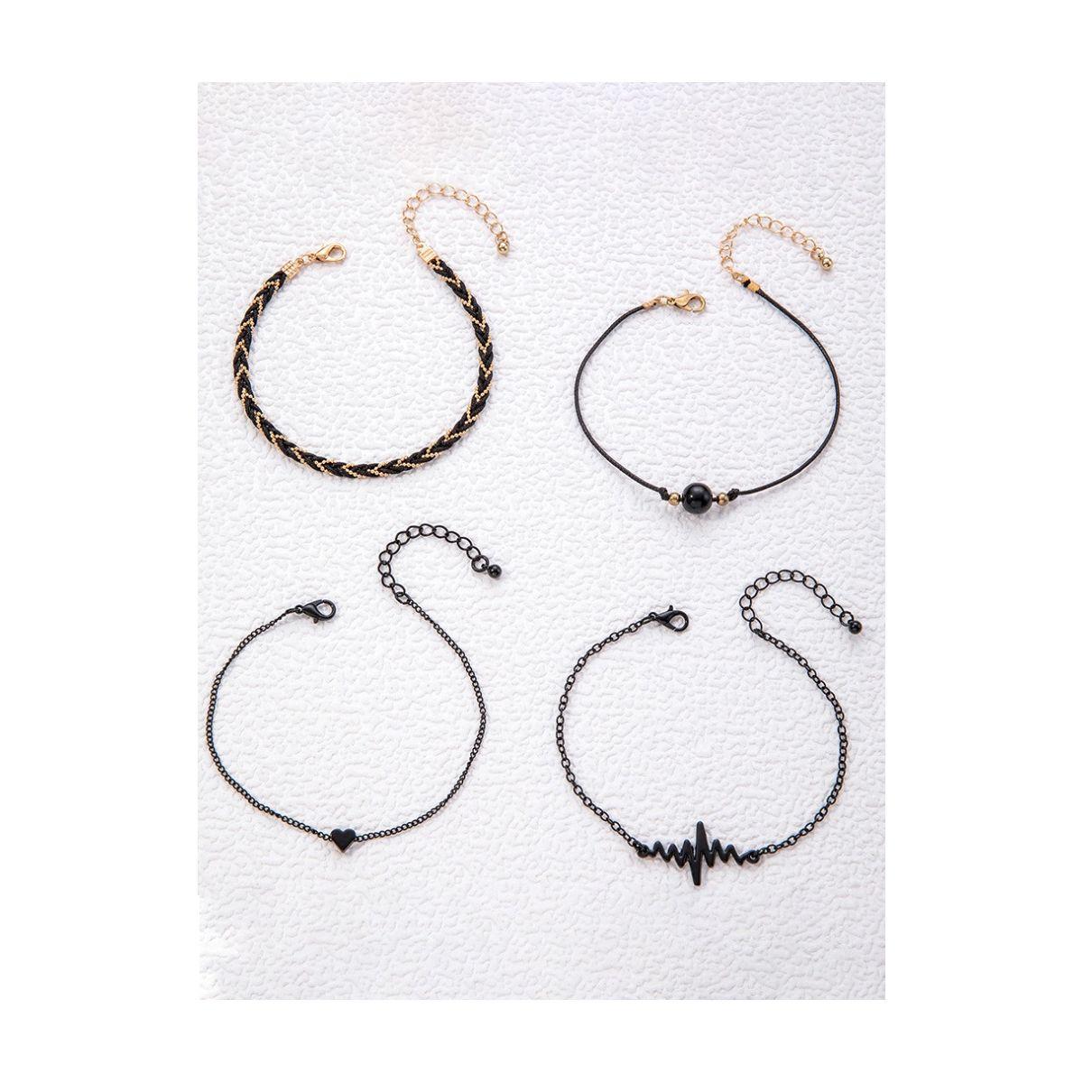 Styli Set of 4 - Assorted Anklet with Clasp-women-watchesandjewellery-jewellery-anklets-image-3