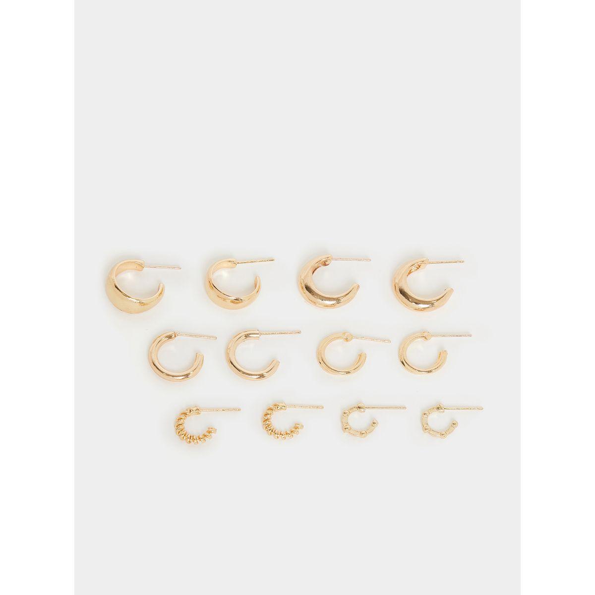 مجموعة من 6 اقراط عصرية-women-watchesandjewellery-jewellery-earrings-image-3