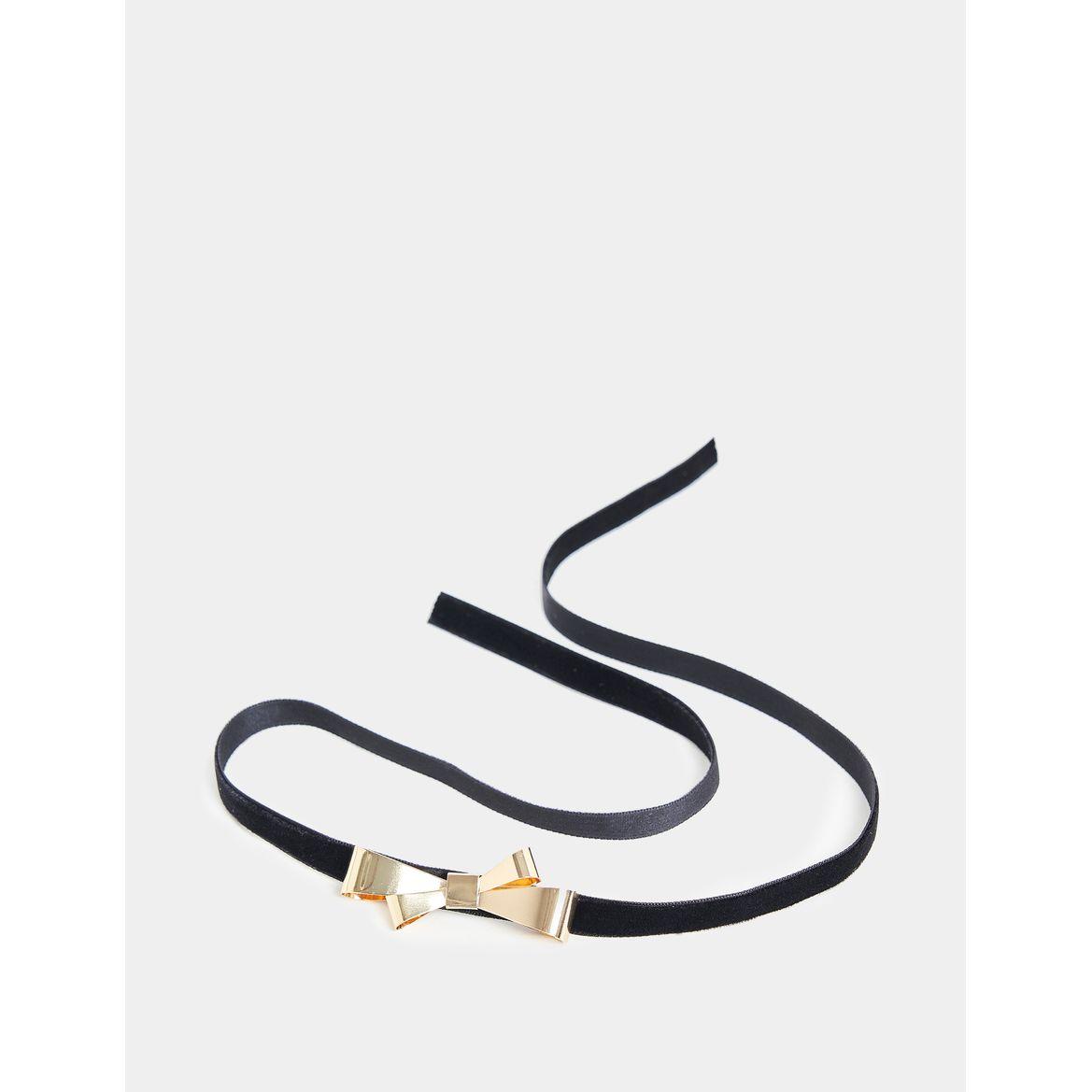 Styli Ribbon Accent Choker-women-watchesandjewellery-jewellery-necklacesandpendants-image-1