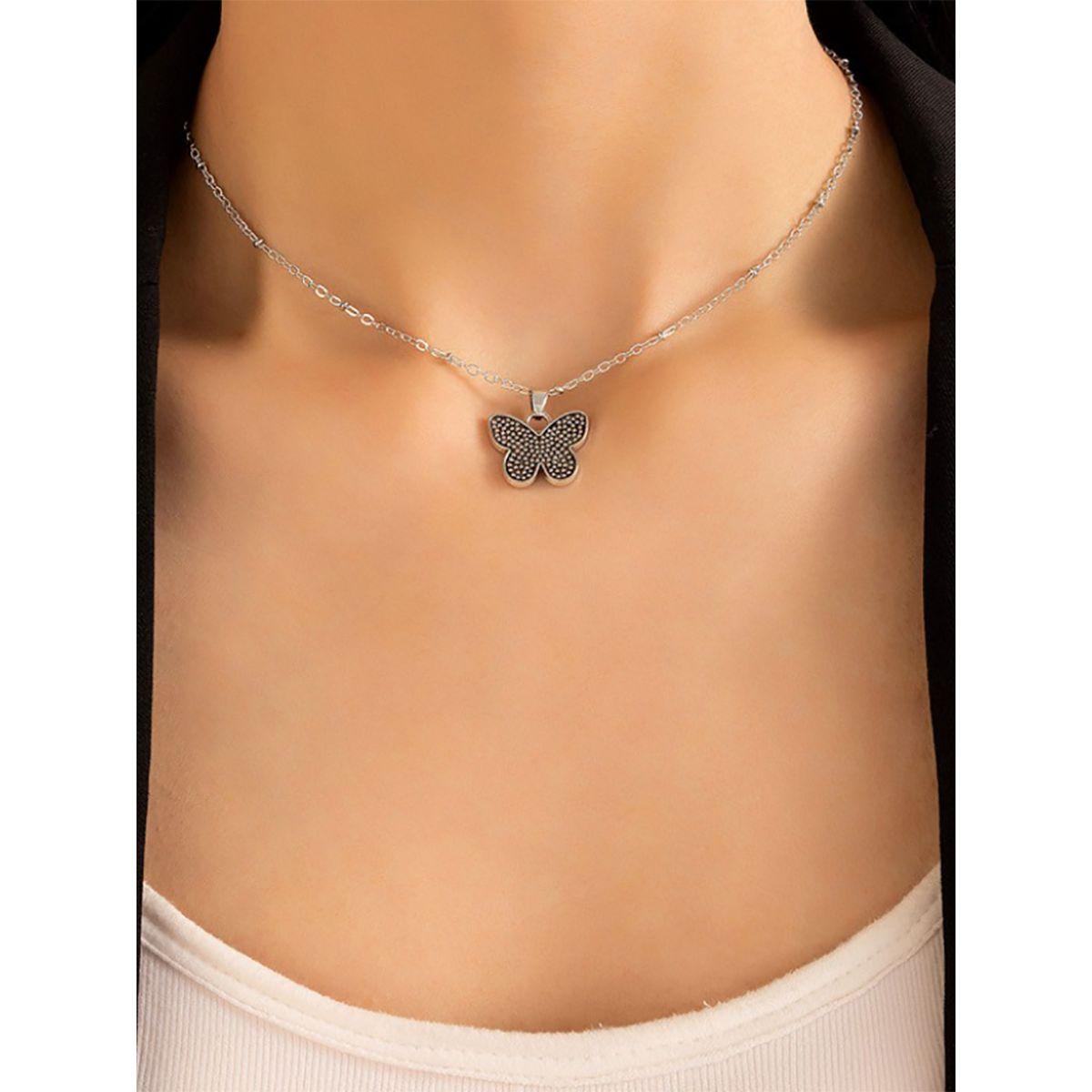 Styli Butterfly Pendant Necklace-women-watchesandjewellery-jewellery-necklacesandpendants-image-5