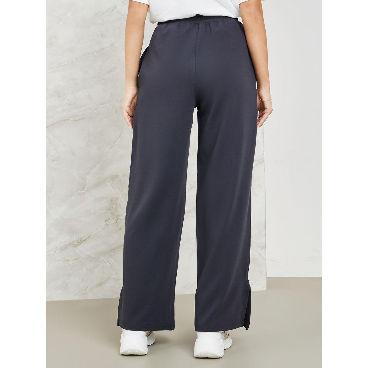 Styli Wide Leg Jogger with Side Slit-women-clothing-bottoms-joggers-image-5