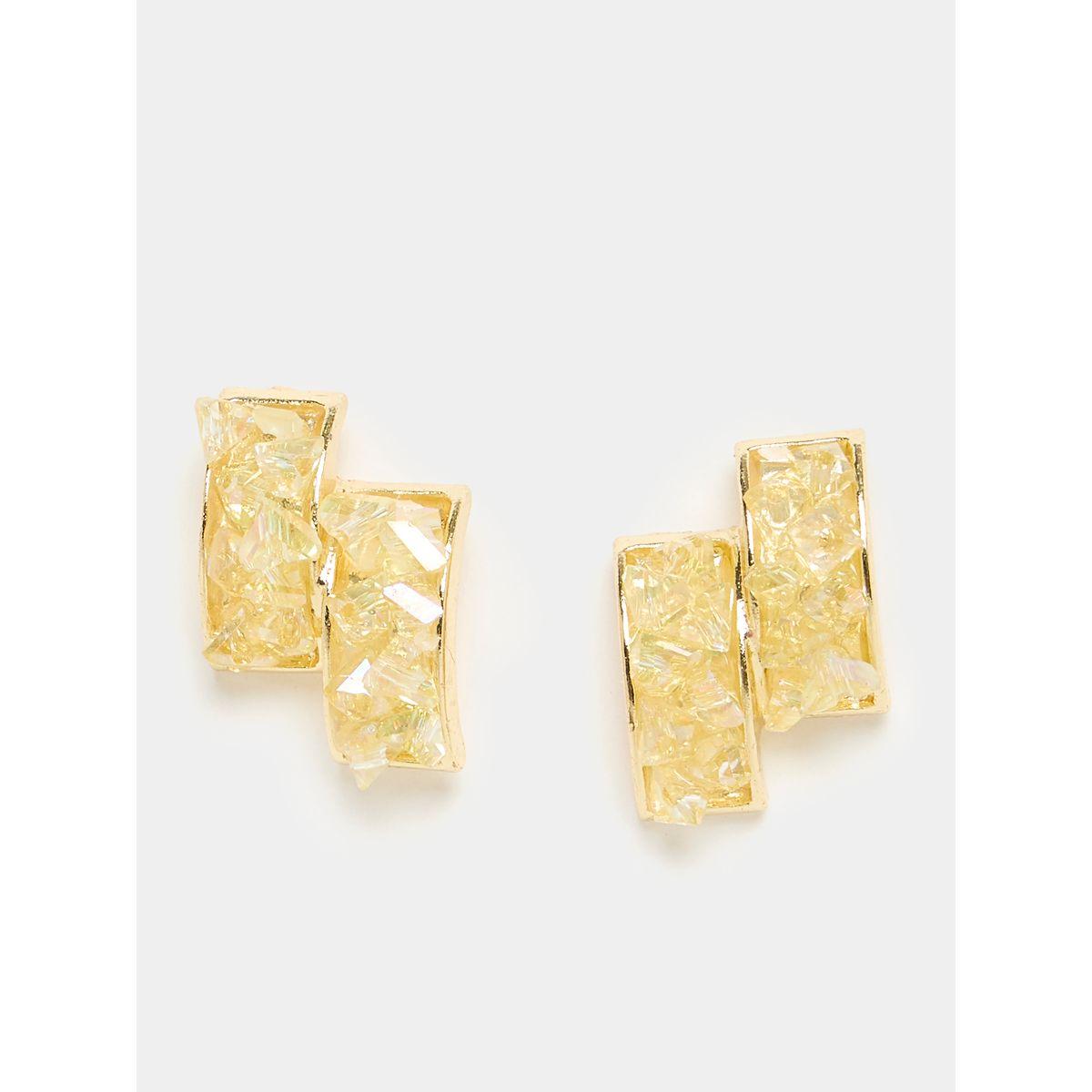 Styli Embellished Resin Earrings-women-watchesandjewellery-jewellery-earrings-image-1