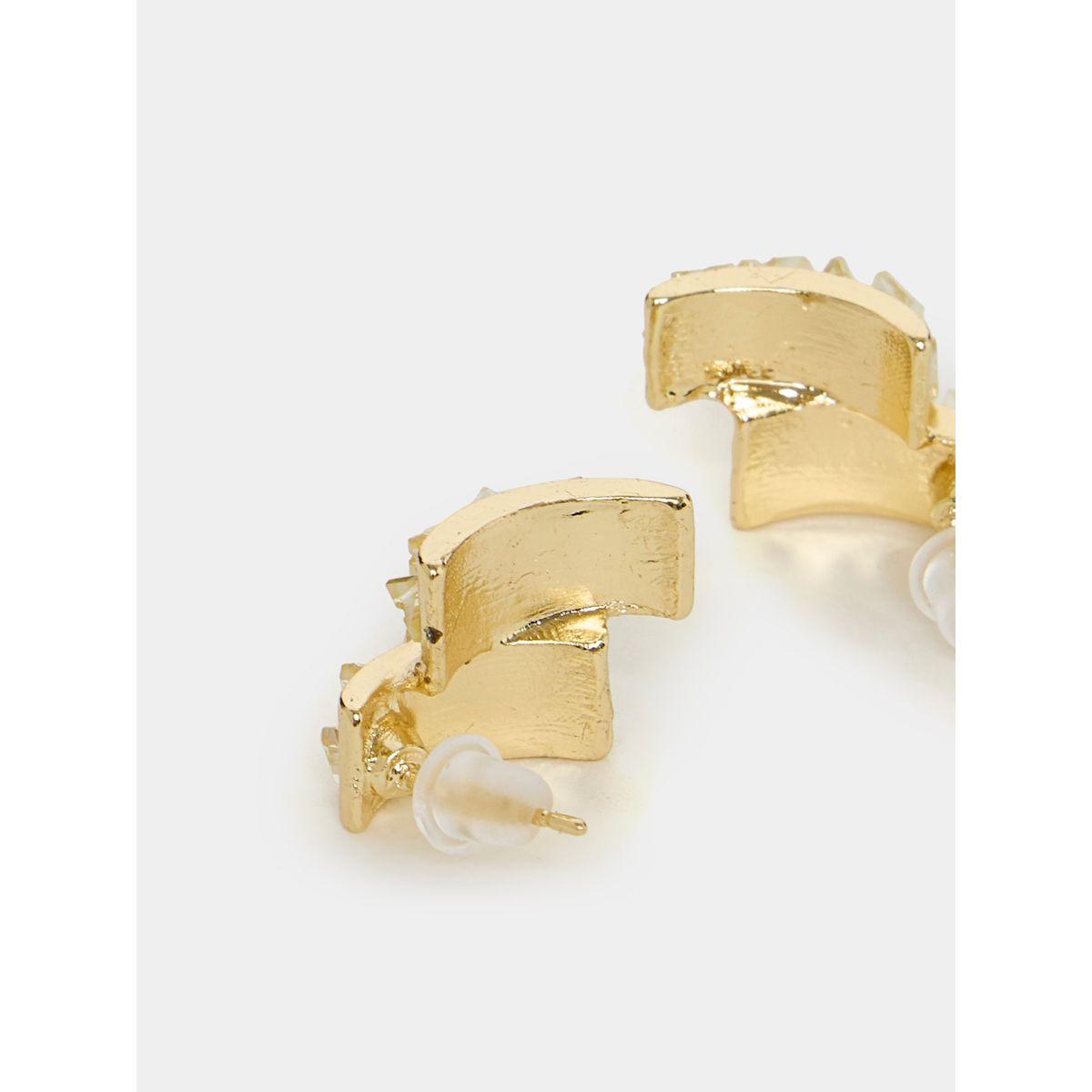 Styli Embellished Resin Earrings-women-watchesandjewellery-jewellery-earrings-image-2