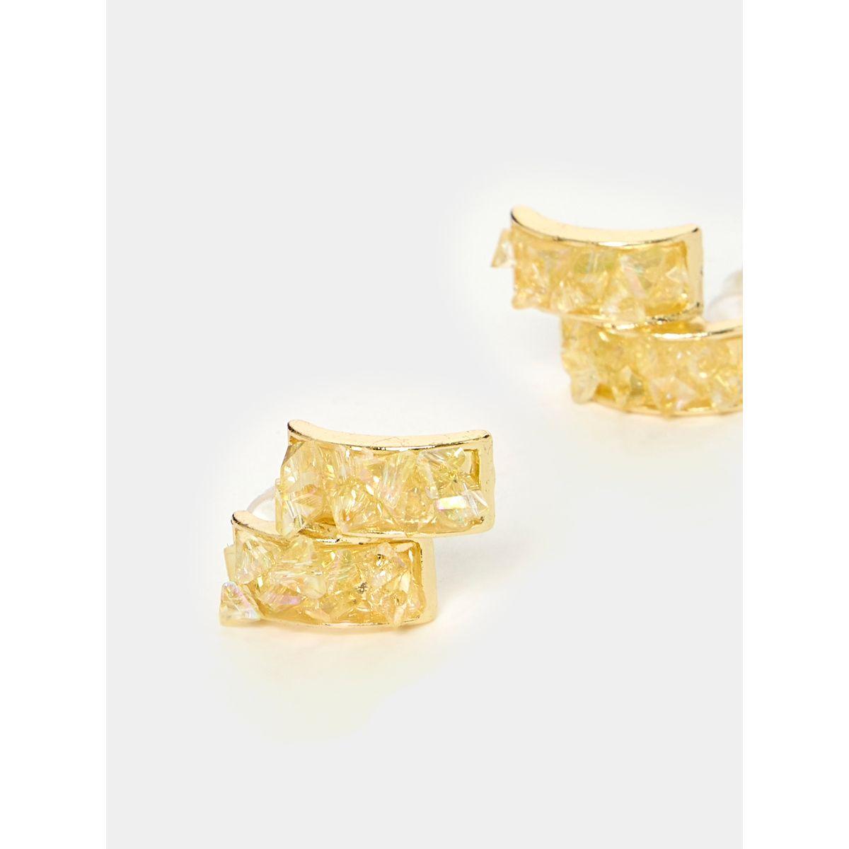 Styli Embellished Resin Earrings-women-watchesandjewellery-jewellery-earrings-image-3