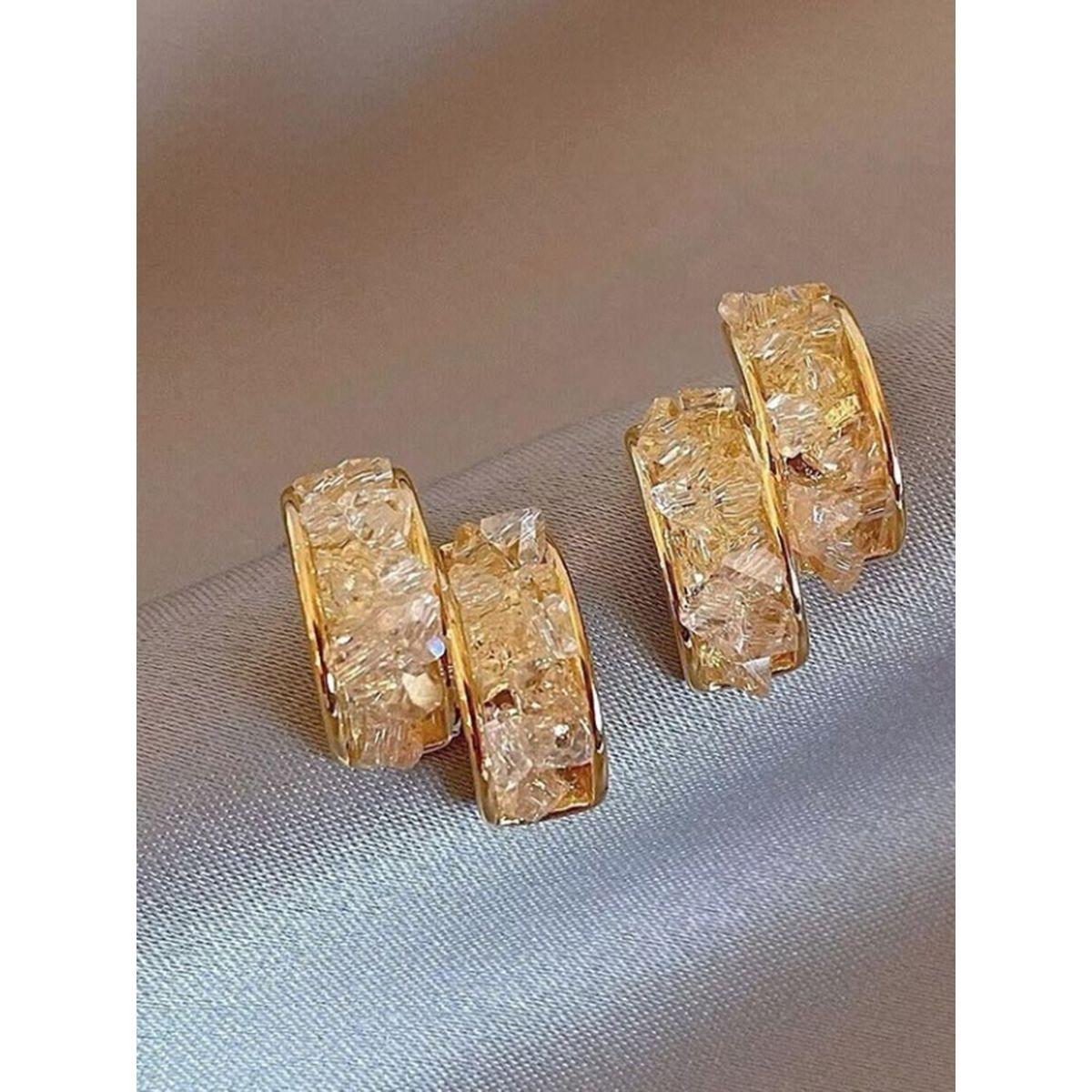 Styli Embellished Resin Earrings-women-watchesandjewellery-jewellery-earrings-image-5