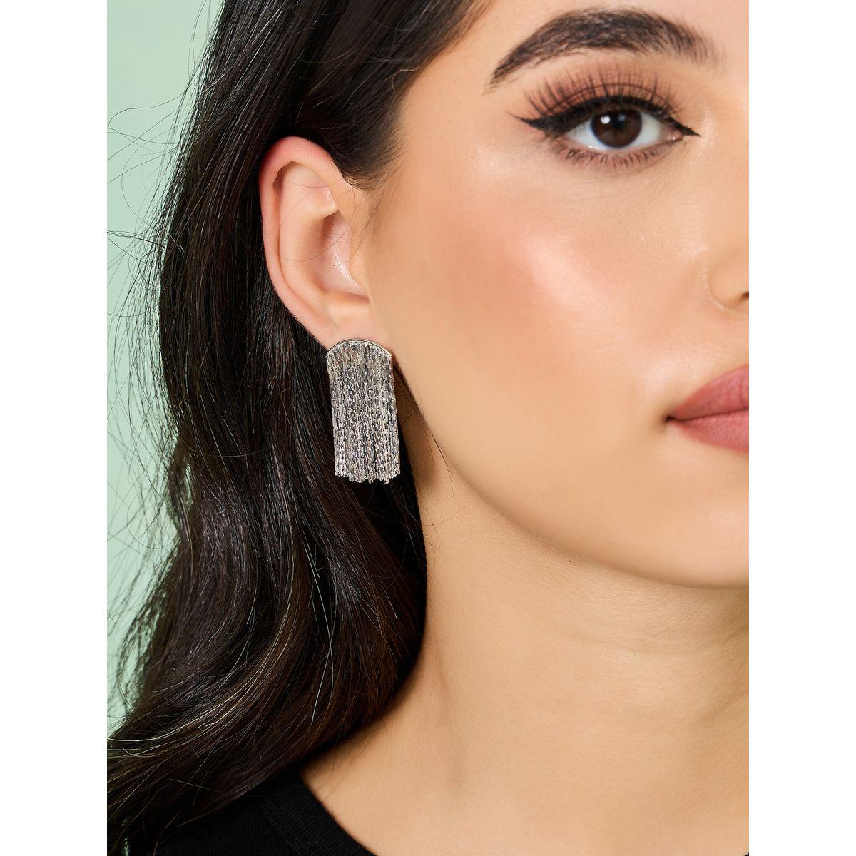 Styli Wide Tassel Earrings-women-watchesandjewellery-jewellery-earrings-image-2