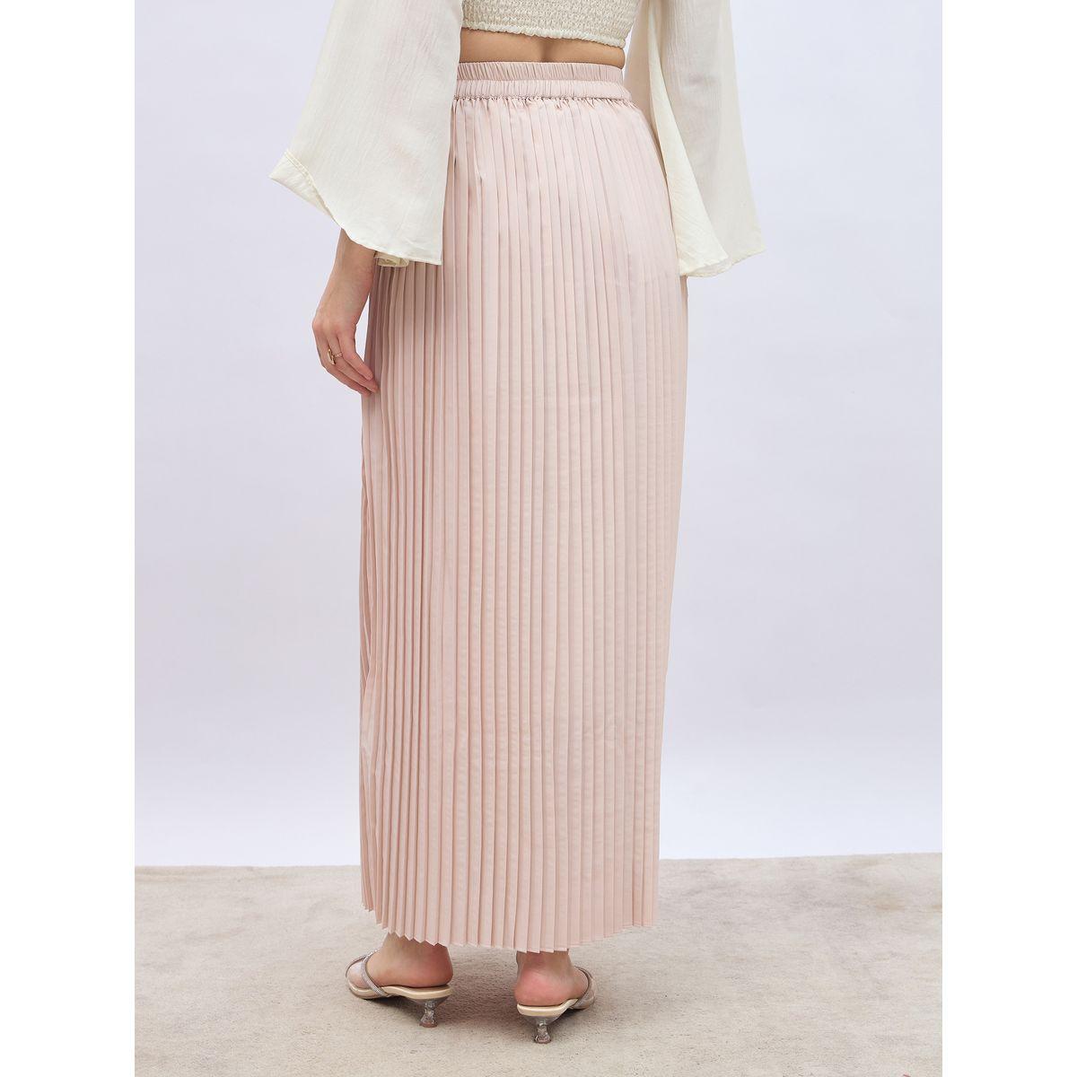 Styli Pleated Flared Maxi Skirt-women-clothing-bottoms-skirts-image-5