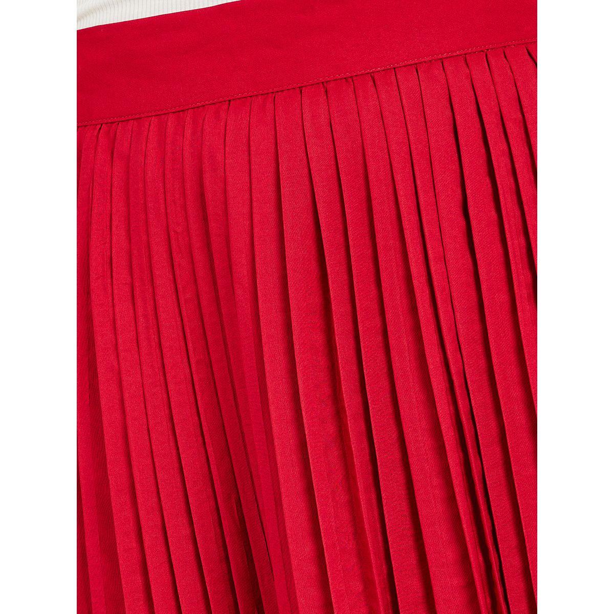 Styli Pleated Flared Maxi Skirt-women-clothing-bottoms-skirts-image-3