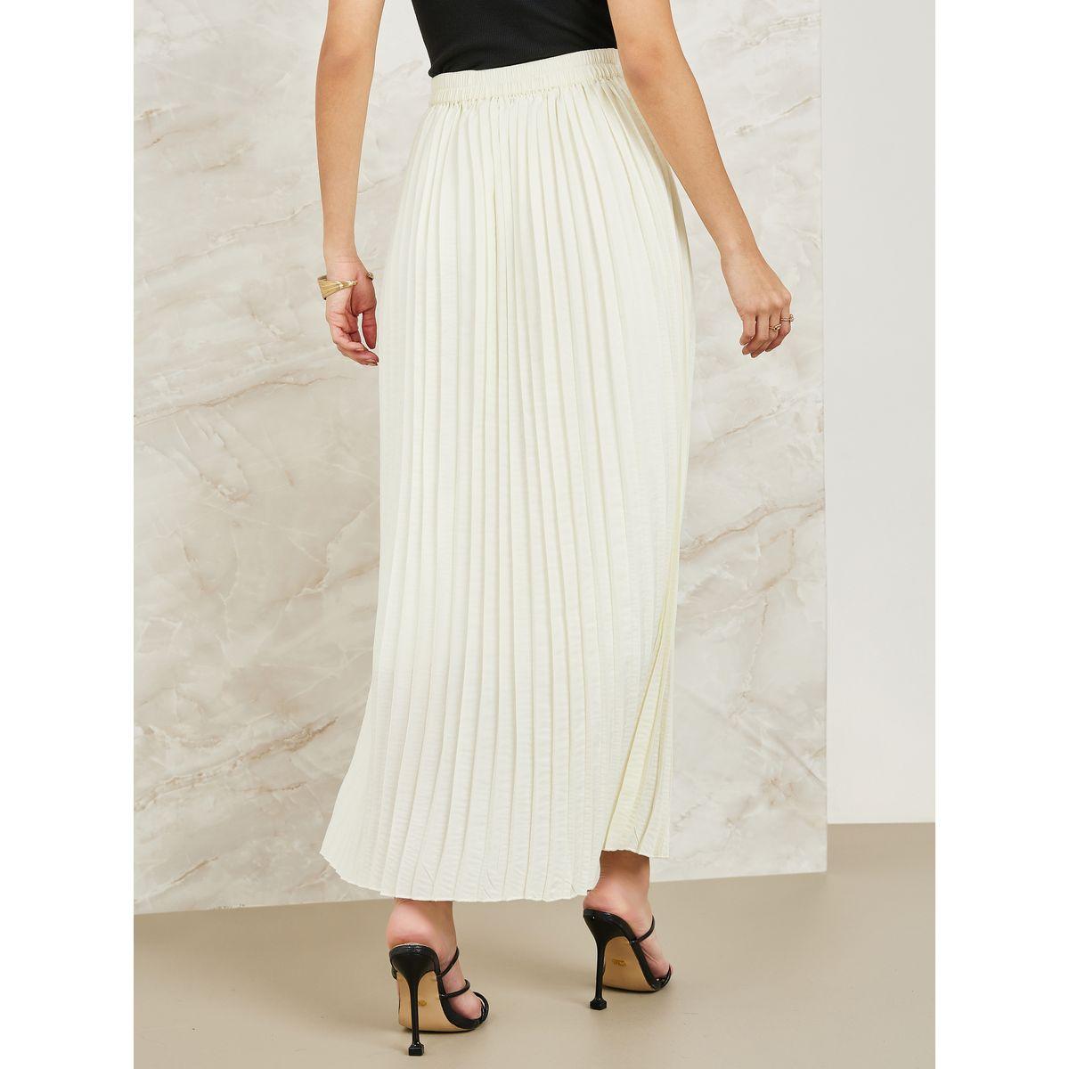 Styli Pleated Flared Maxi Skirt-women-clothing-bottoms-skirts-image-4