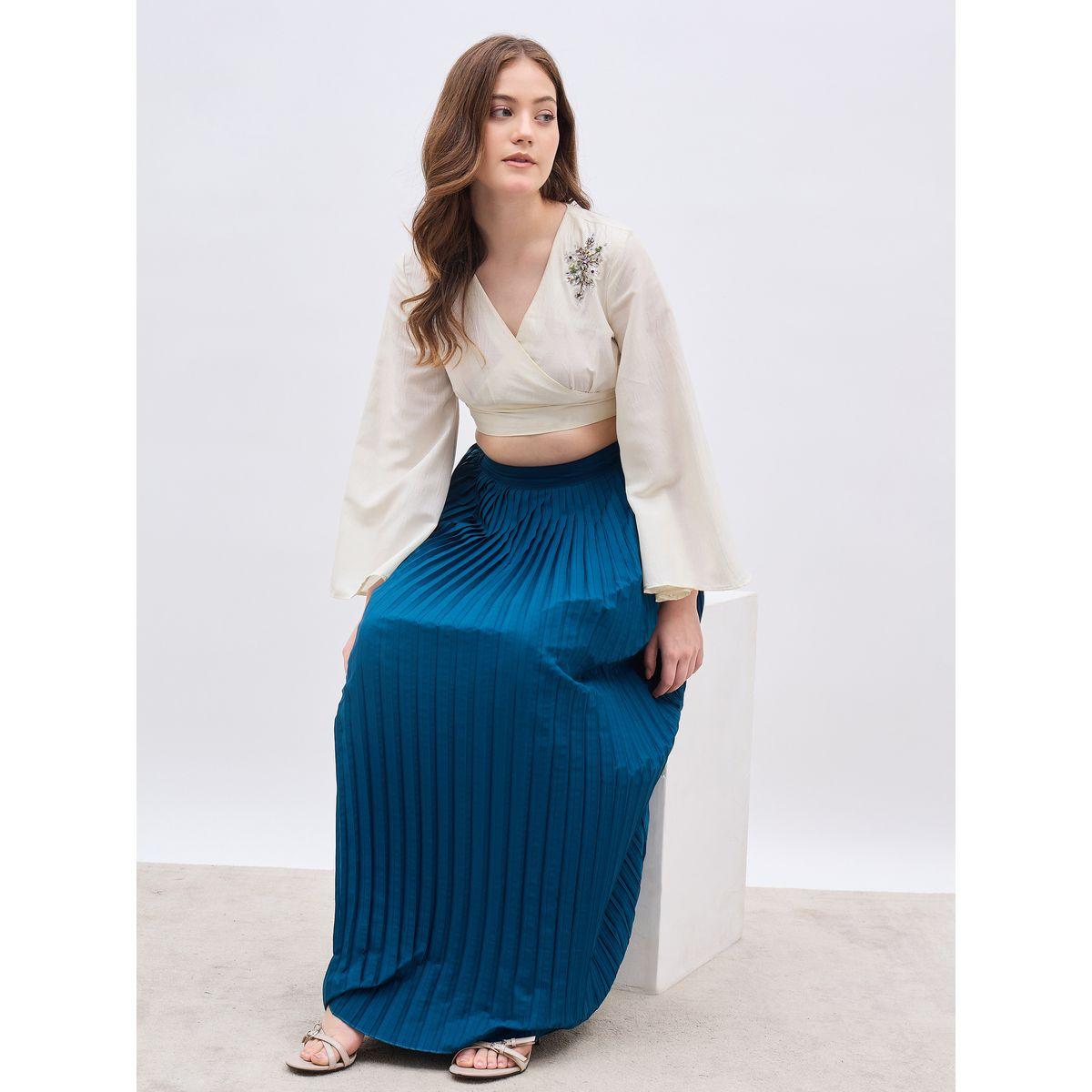 تنورة طويلة واسعة بكسرات-women-clothing-bottoms-skirts-image-6