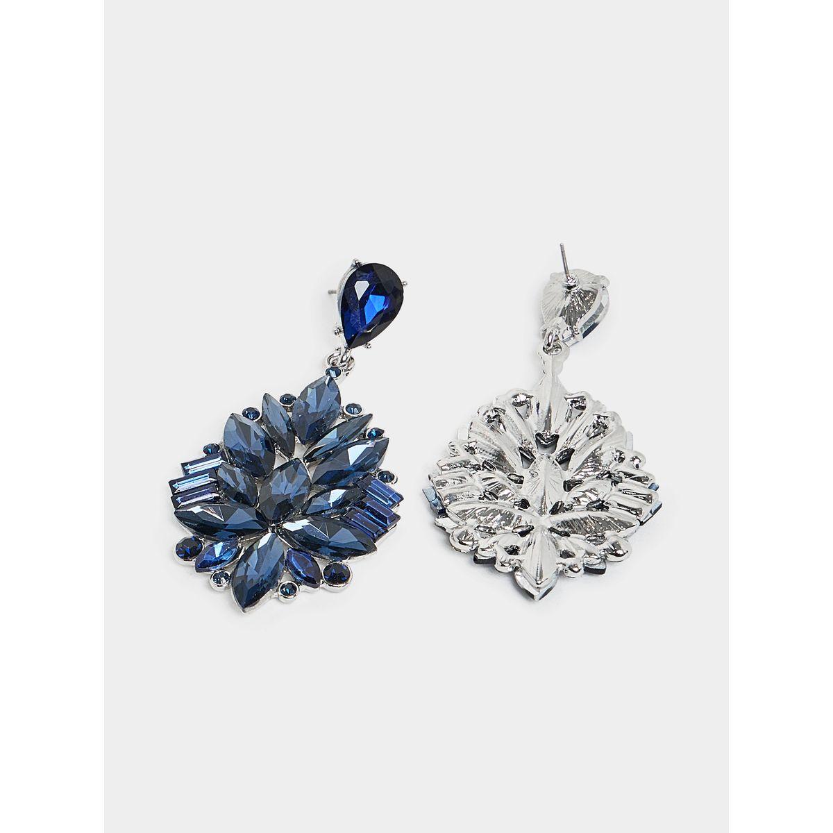 Styli Crystal Drop Party Earrings-women-watchesandjewellery-jewellery-earrings-image-3