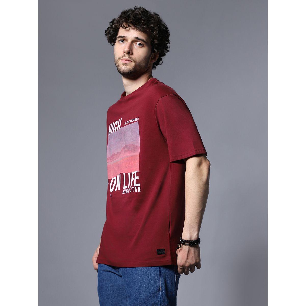 تيشيرت بقصة مريحة وطبعة جرافيك هاي ستار × ستايلي-men-clothing-tshirtsandpolos-tshirts-image-2