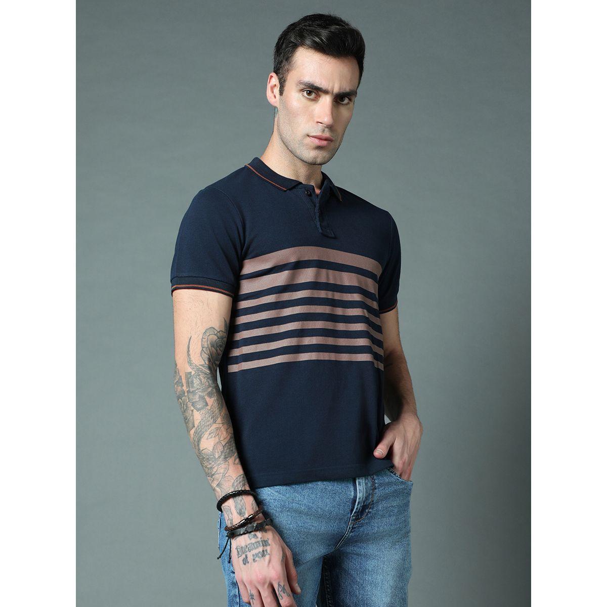 High Star Striped Panel Regular Fit Polo-men-clothing-tshirtsandpolos-polos-image-3
