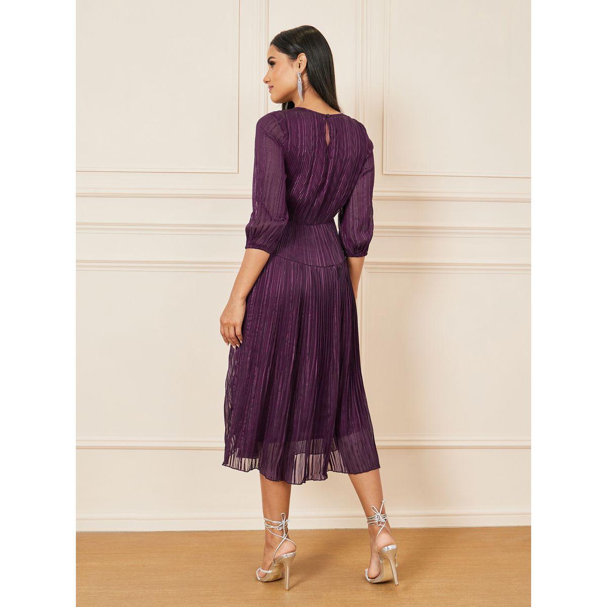 Styli Lurex Striped Tiered Midi Dress-women-clothing-dresses-image-4