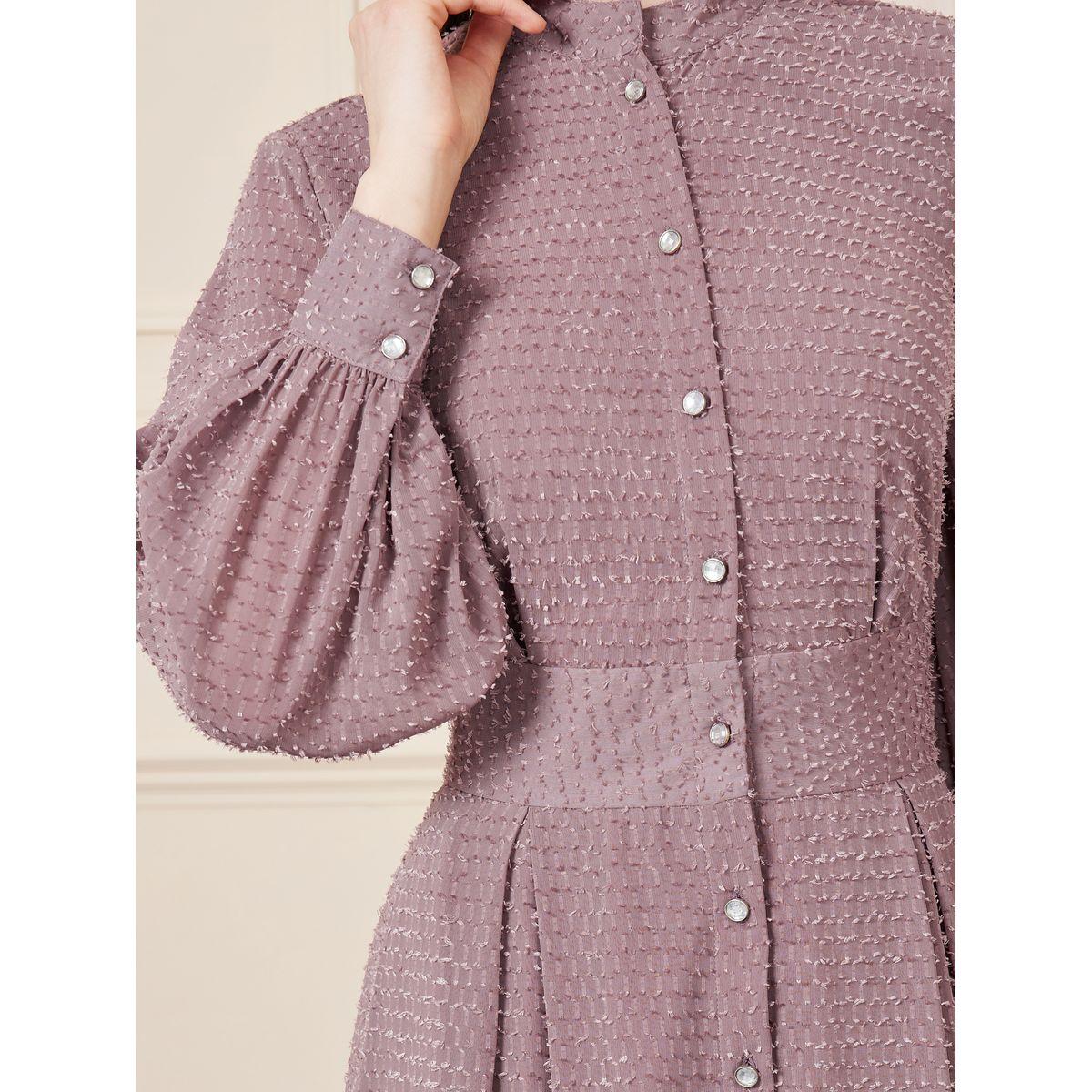 Styli Dobby Textured Shirt Maxi Dress-women-clothing-dresses-image-3
