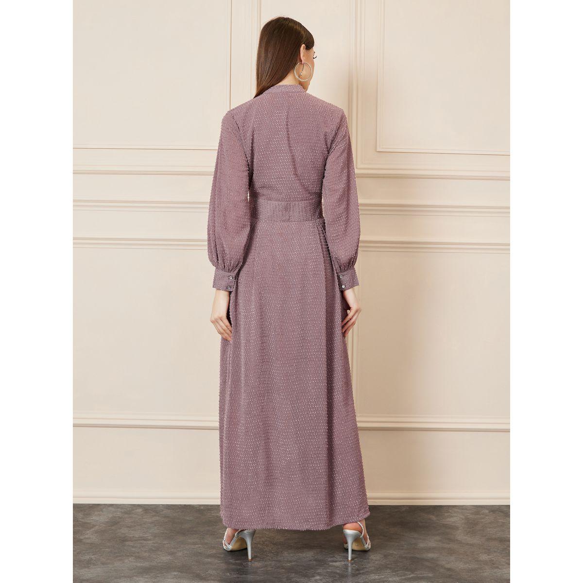 فستان طويل بتفاصيل بارزة الملمس-women-clothing-dresses-image-4