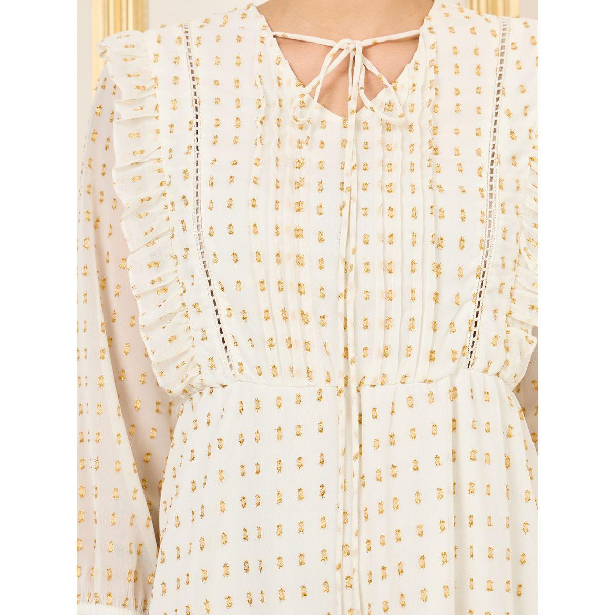 فستان طويل بتفاصيل دانتيل وكشكش-women-clothing-dresses-image-3