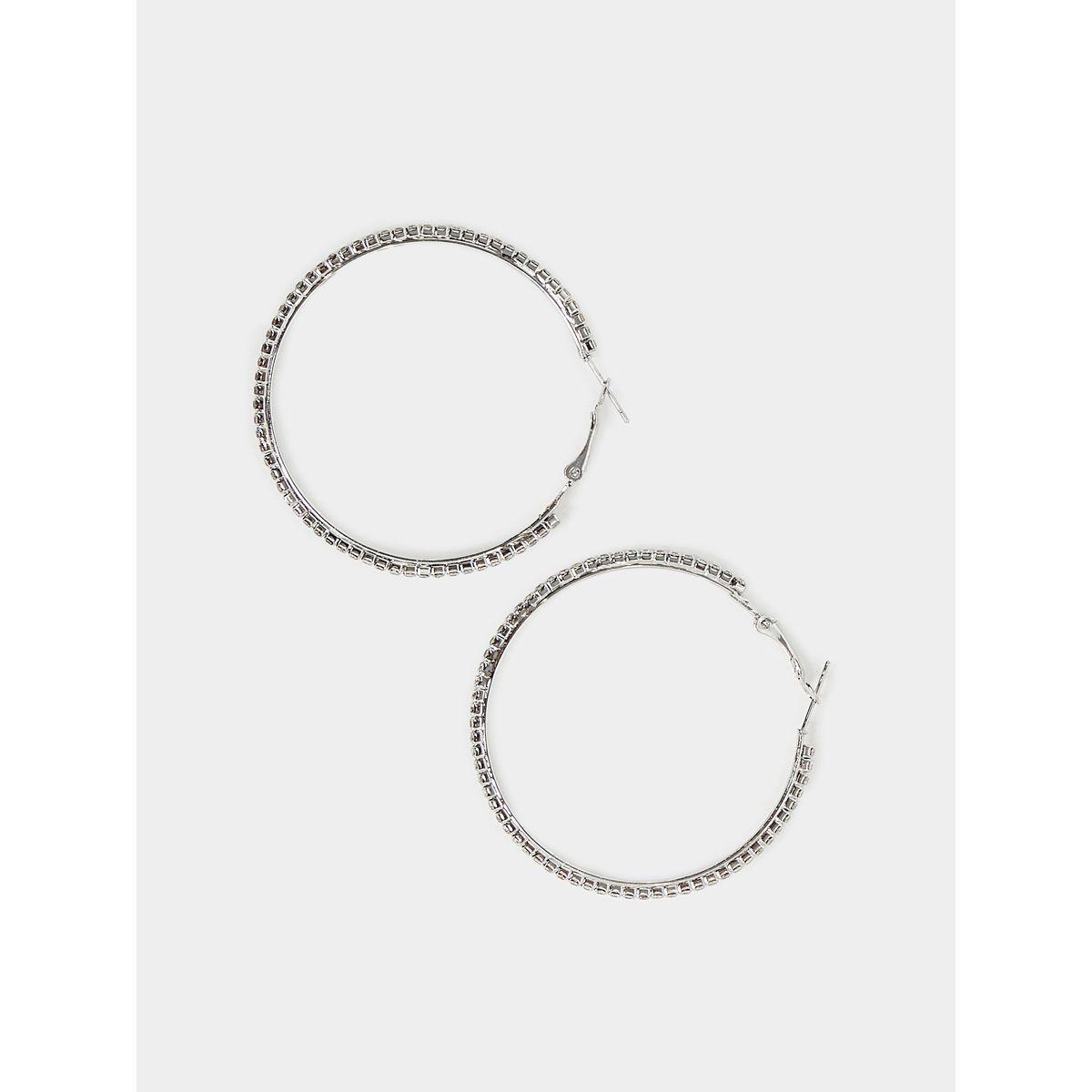 Styli Big Hoop Earrings-women-watchesandjewellery-jewellery-earrings-image-3