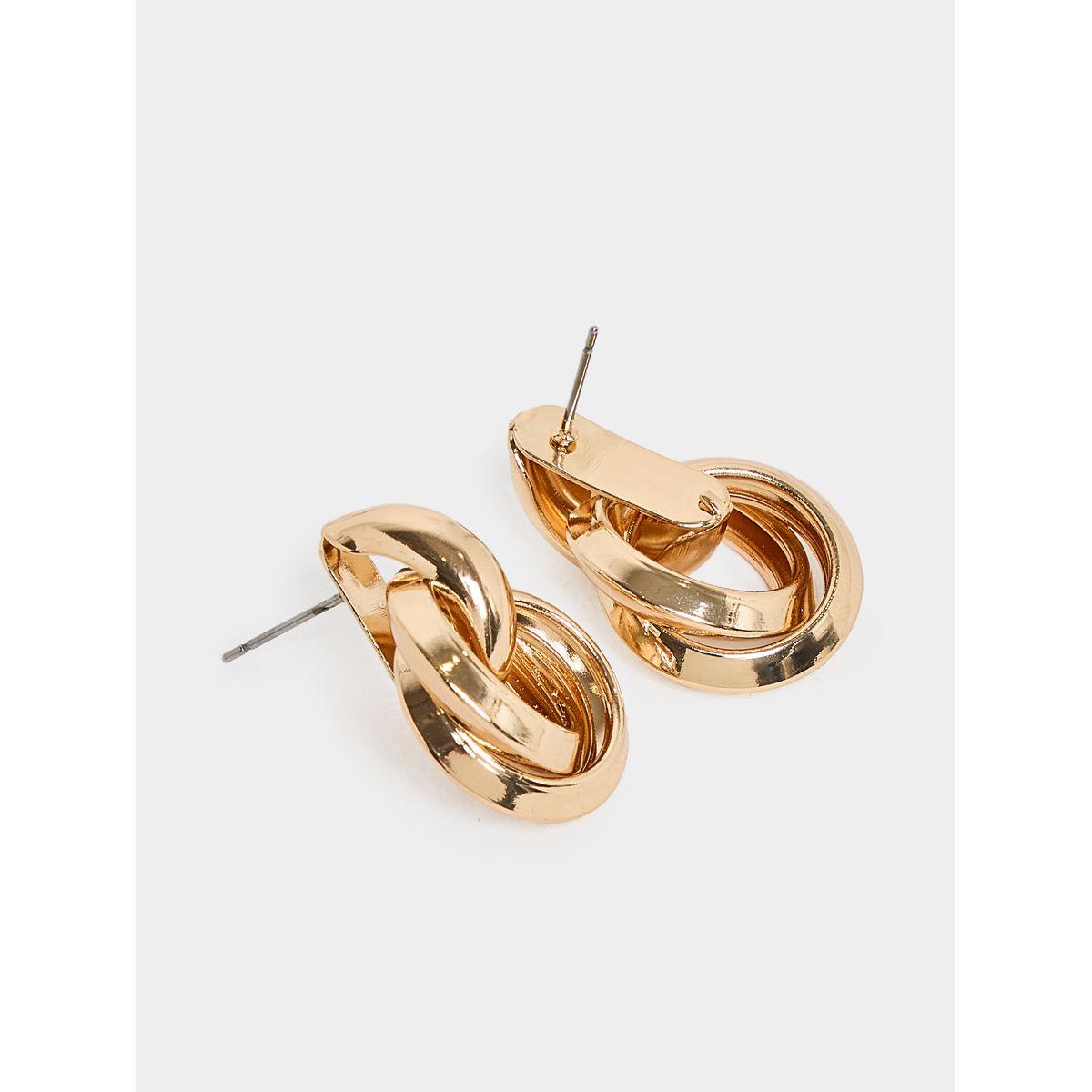 Styli Twisted Knot Earrings-women-watchesandjewellery-jewellery-earrings-image-3