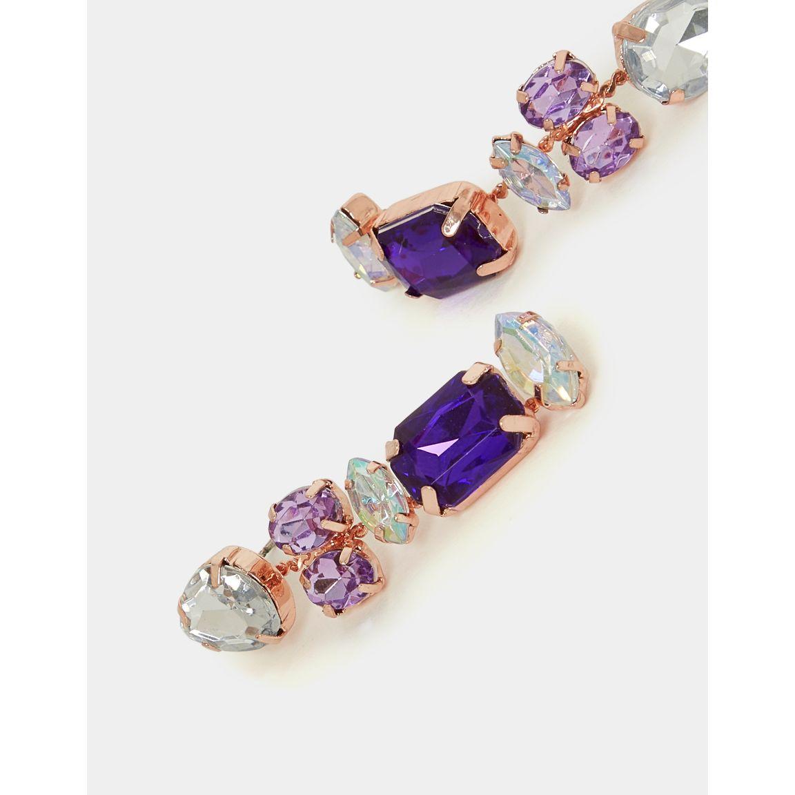 Styli Embellished Faux Gem Earrings-women-watchesandjewellery-jewellery-earrings-image-2