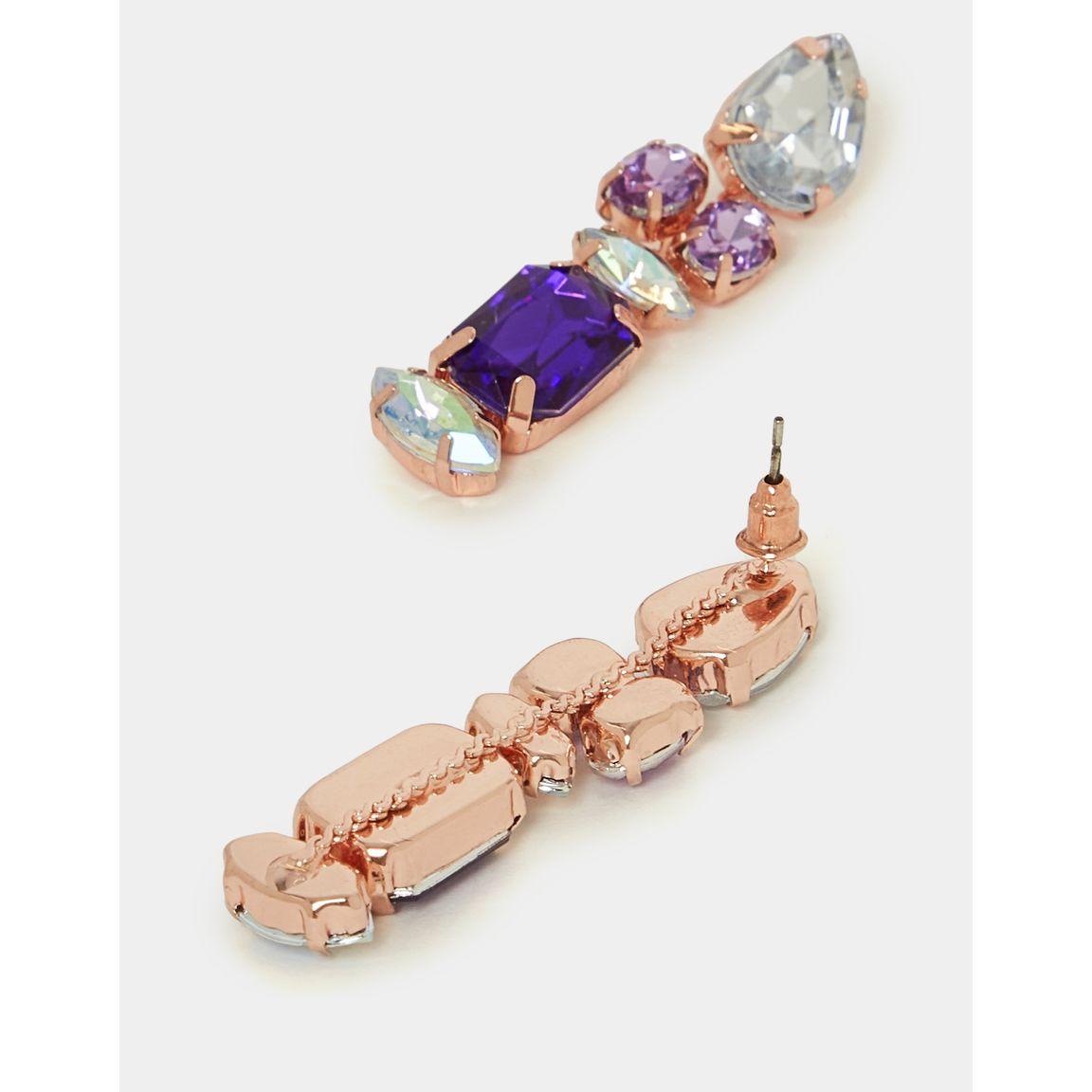Styli Embellished Faux Gem Earrings-women-watchesandjewellery-jewellery-earrings-image-3