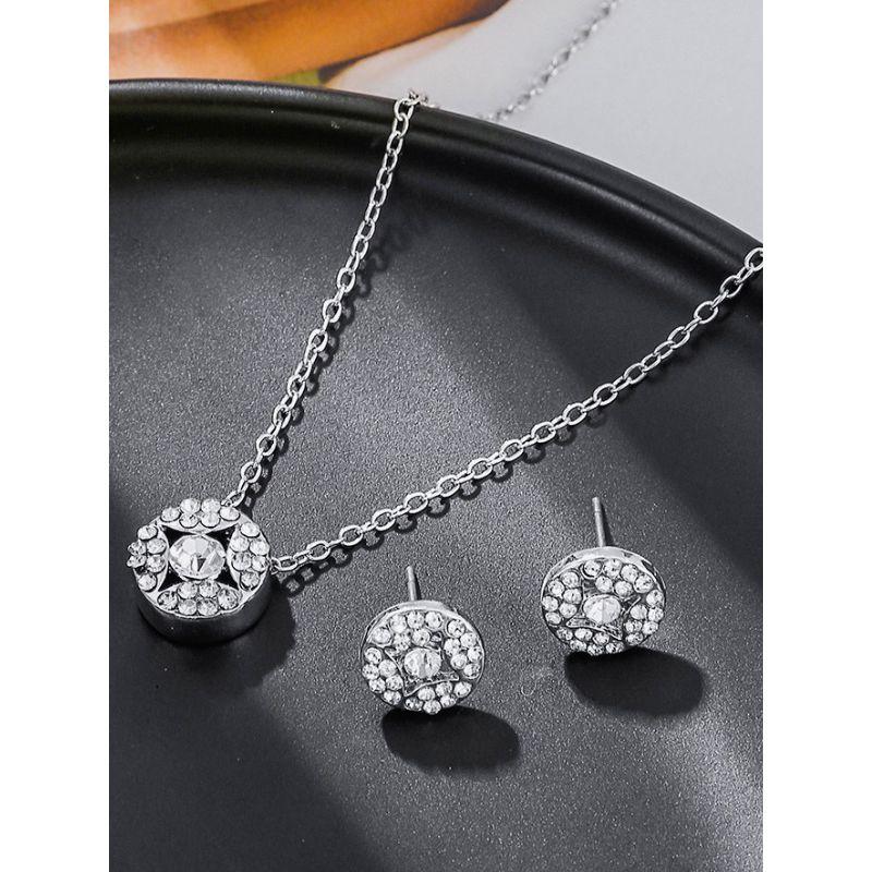 مجموعة من ( عقد + اقراط )-women-watchesandjewellery-jewellery-jewellerysets-image-1