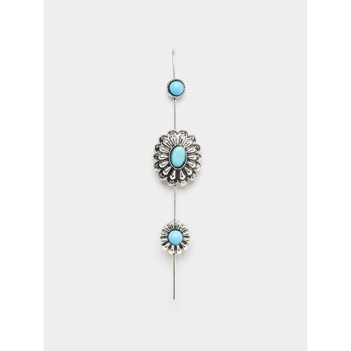 Styli Textured Ear Pin-women-watchesandjewellery-jewellery-earrings-image-1