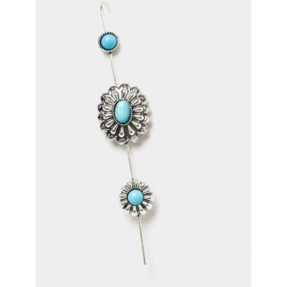 Styli Textured Ear Pin-women-watchesandjewellery-jewellery-earrings-image-3