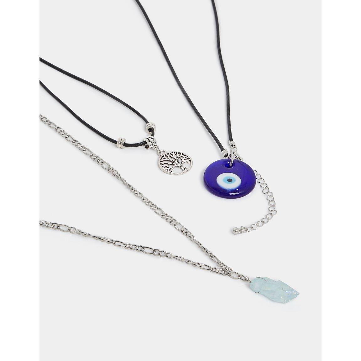 Styli Layered Eyelet Necklace-women-watchesandjewellery-jewellery-necklacesandpendants-image-1