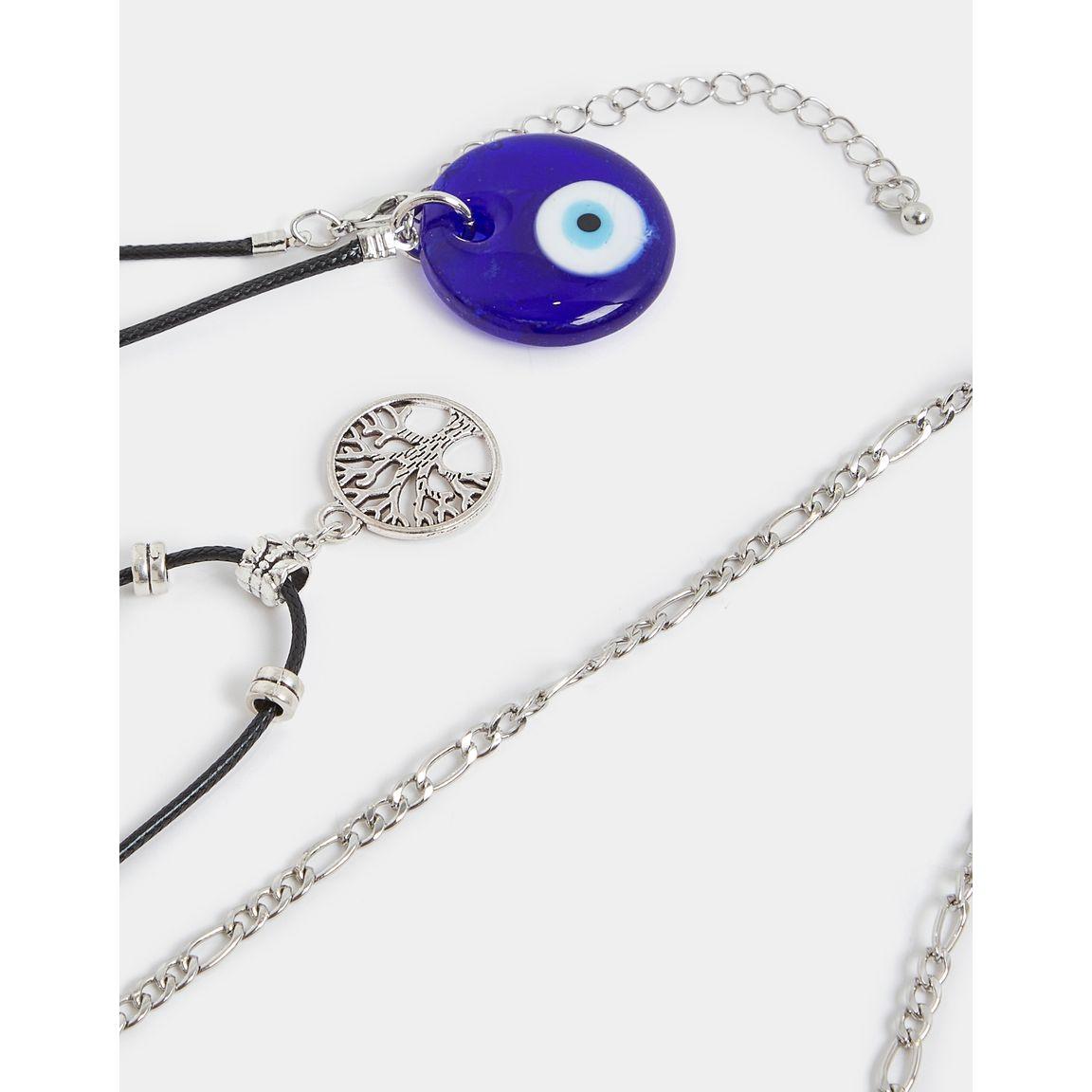 Styli Layered Eyelet Necklace-women-watchesandjewellery-jewellery-necklacesandpendants-image-2