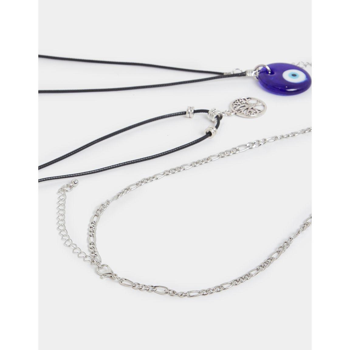Styli Layered Eyelet Necklace-women-watchesandjewellery-jewellery-necklacesandpendants-image-3