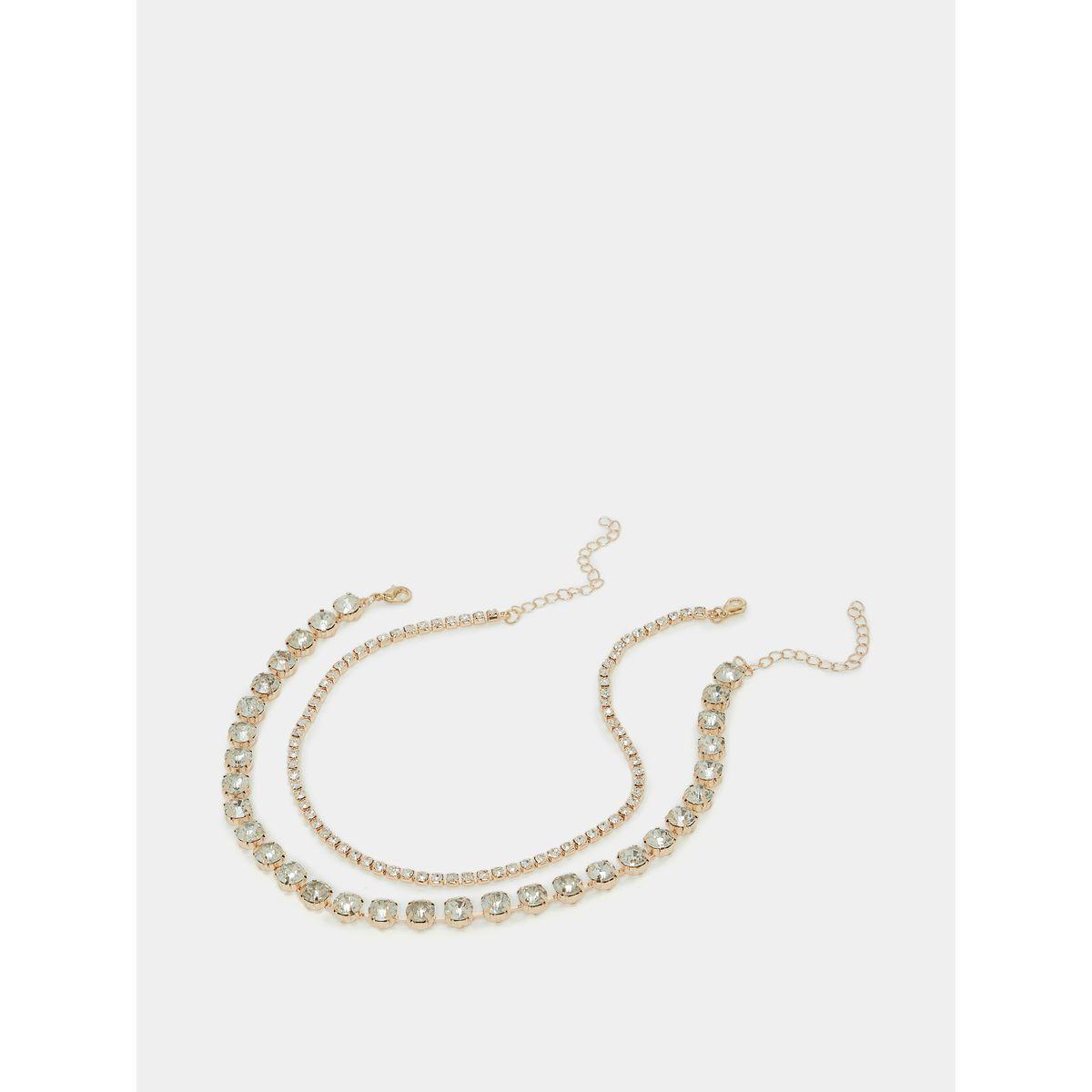 Styli Set of 2 - Assorted Embellished Necklace with Lobster Clasp Closure-women-watchesandjewellery-jewellery-necklacesandpendants-image-1