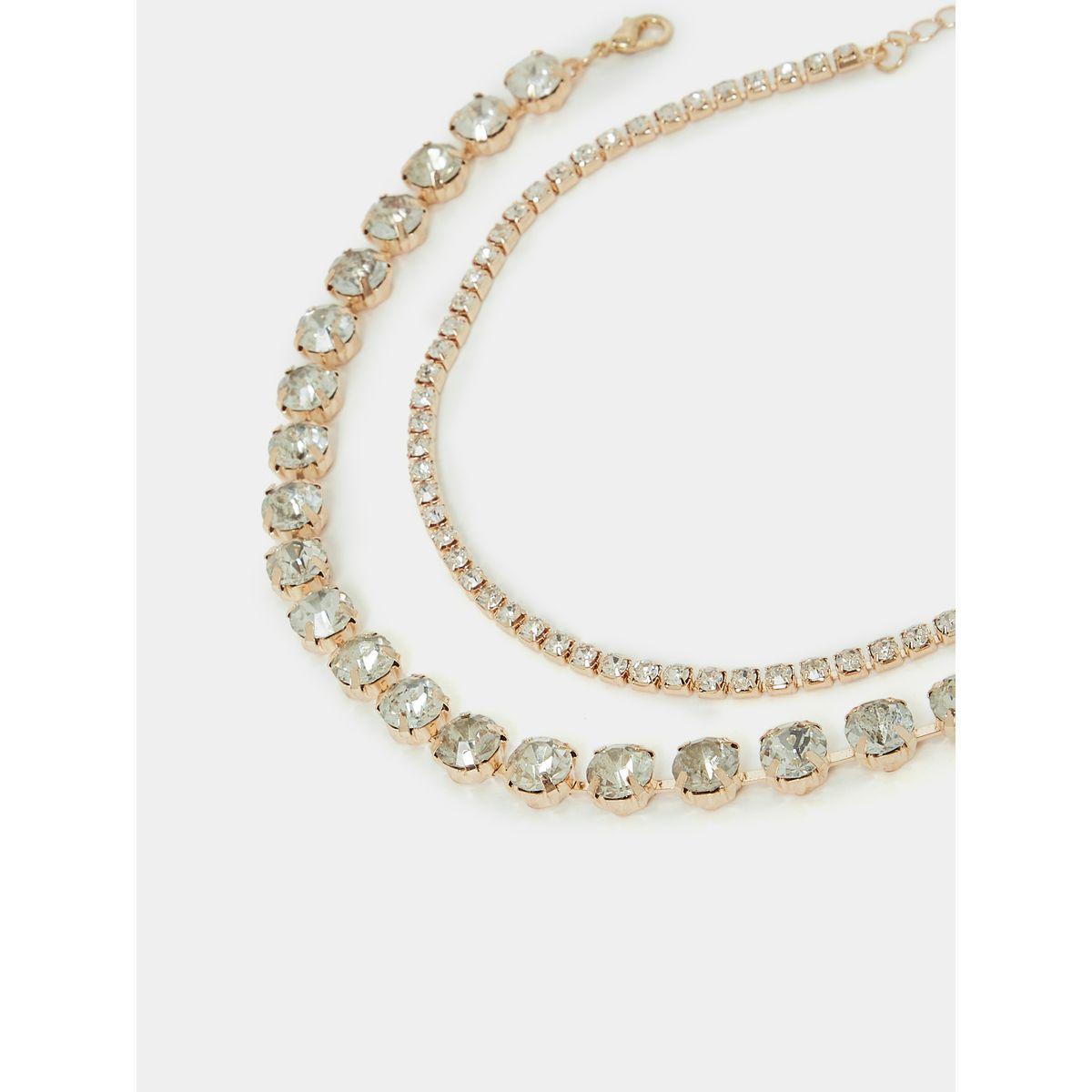Styli Set of 2 - Assorted Embellished Necklace with Lobster Clasp Closure-women-watchesandjewellery-jewellery-necklacesandpendants-image-2