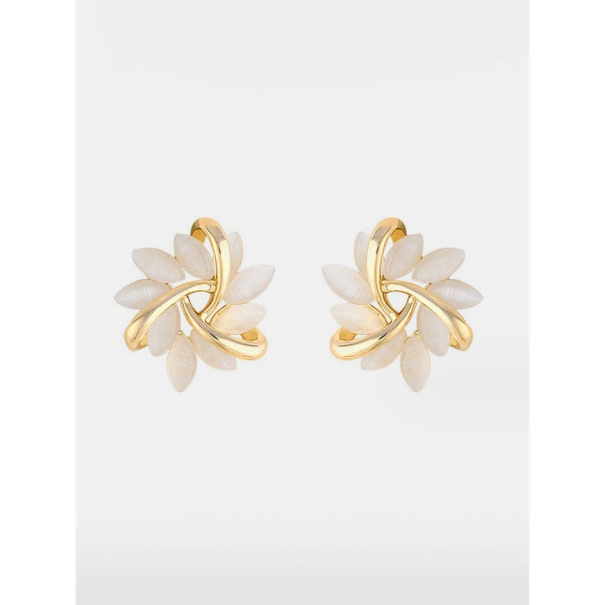 Styli Embellished Floral Earrings-women-watchesandjewellery-jewellery-earrings-image-4