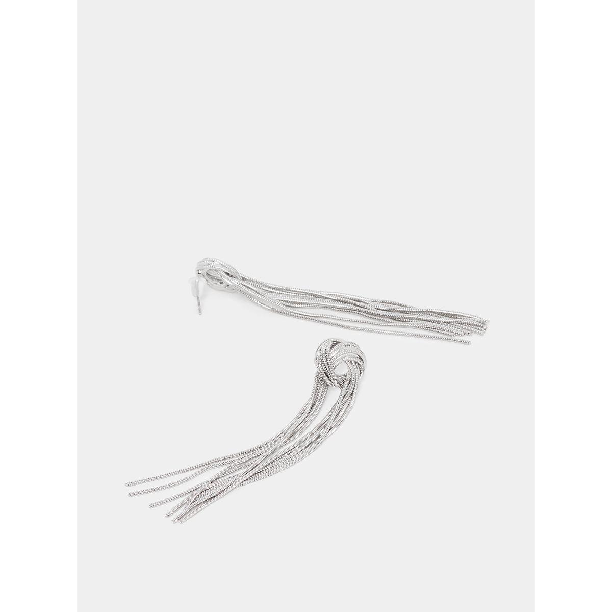 Styli Knot Tassel Earrings-women-watchesandjewellery-jewellery-earrings-image-1