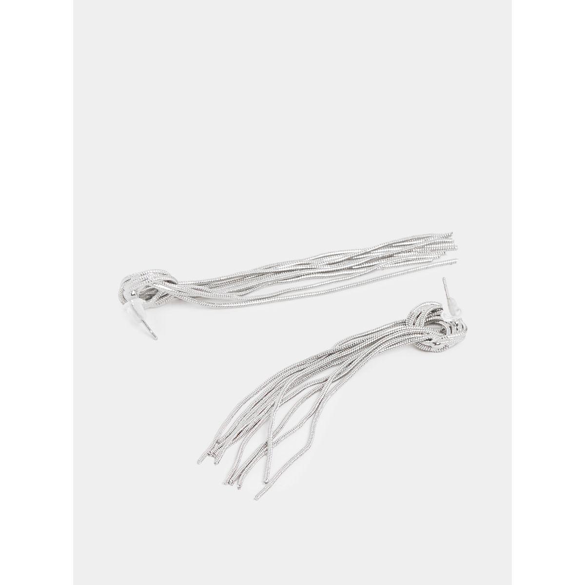 Styli Knot Tassel Earrings-women-watchesandjewellery-jewellery-earrings-image-4
