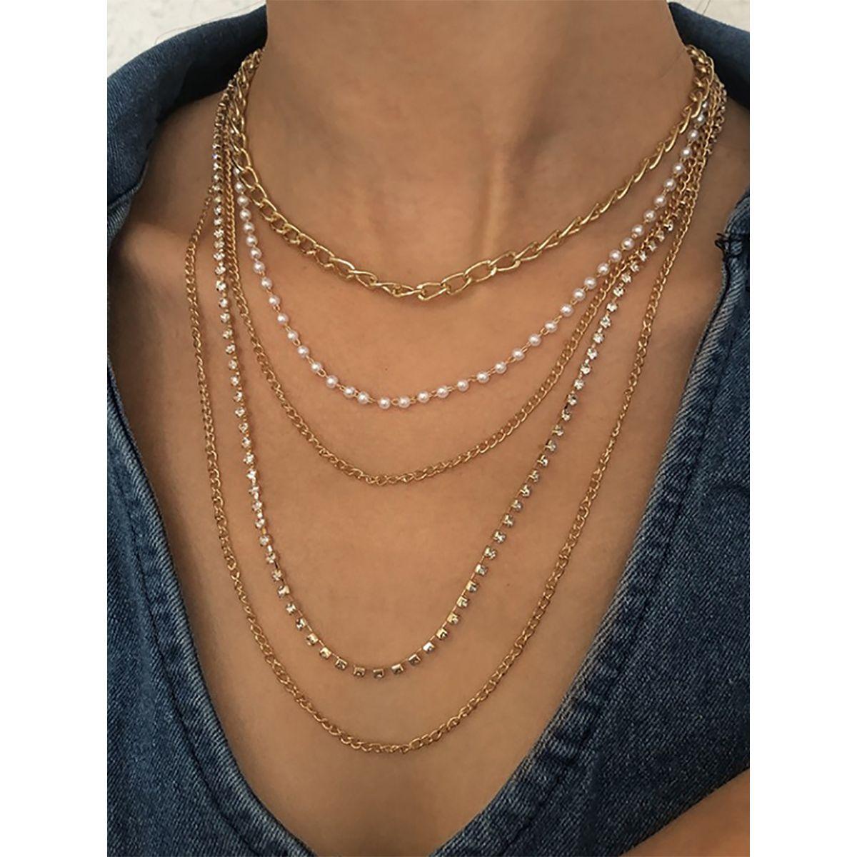 Styli Assorted Chain Layered Necklace-women-watchesandjewellery-jewellery-necklacesandpendants-image-1