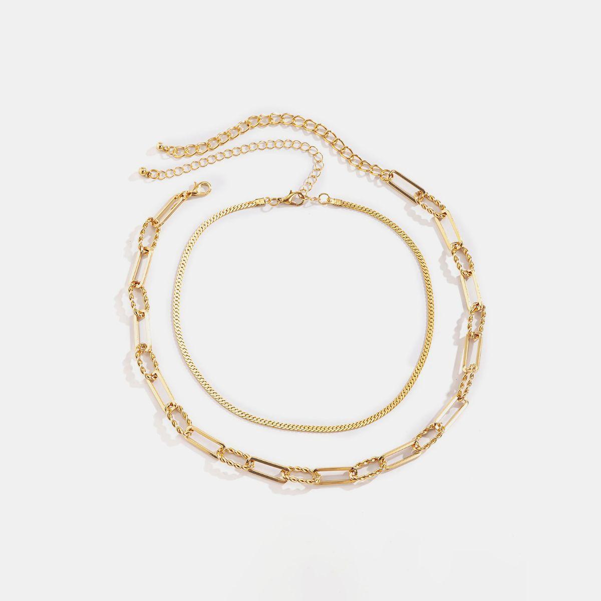 Styli Set of 2 - Chain Link Necklace-women-watchesandjewellery-jewellery-necklacesandpendants-image-1